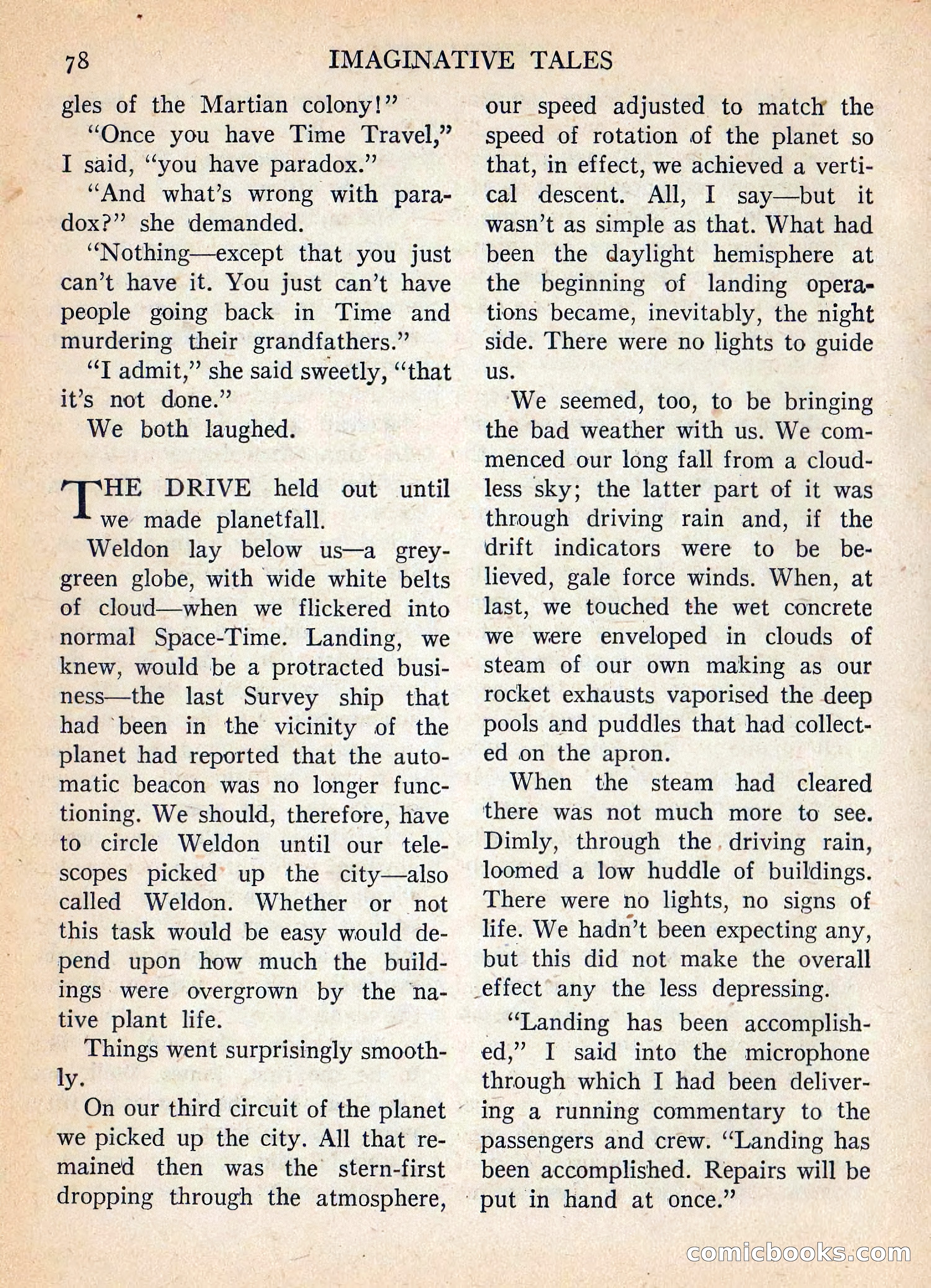 Imaginative Tales, Vol. 5, No. 3 — page 79 of 133