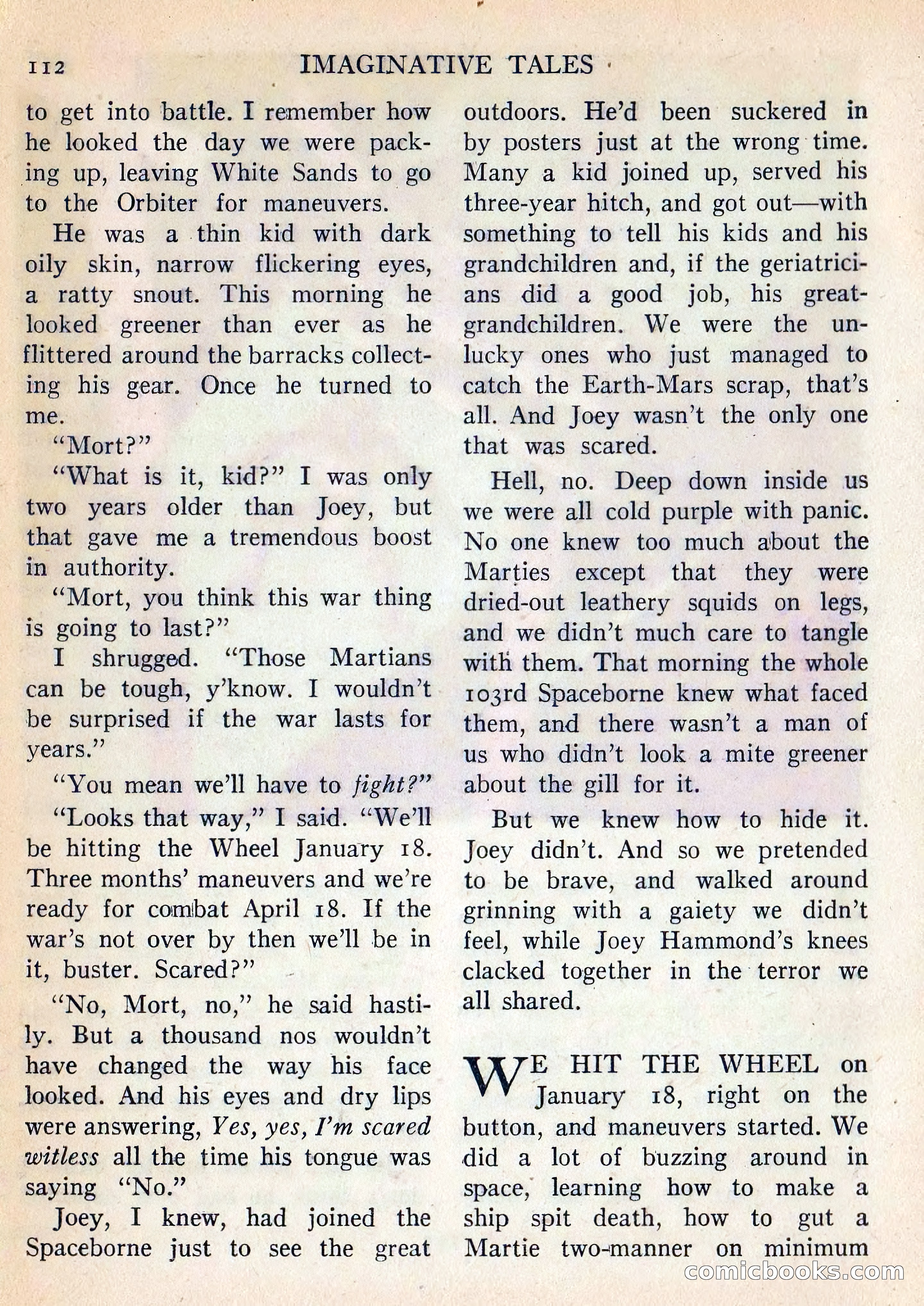 Imaginative Tales, Vol. 5, No. 3 — page 113 of 133