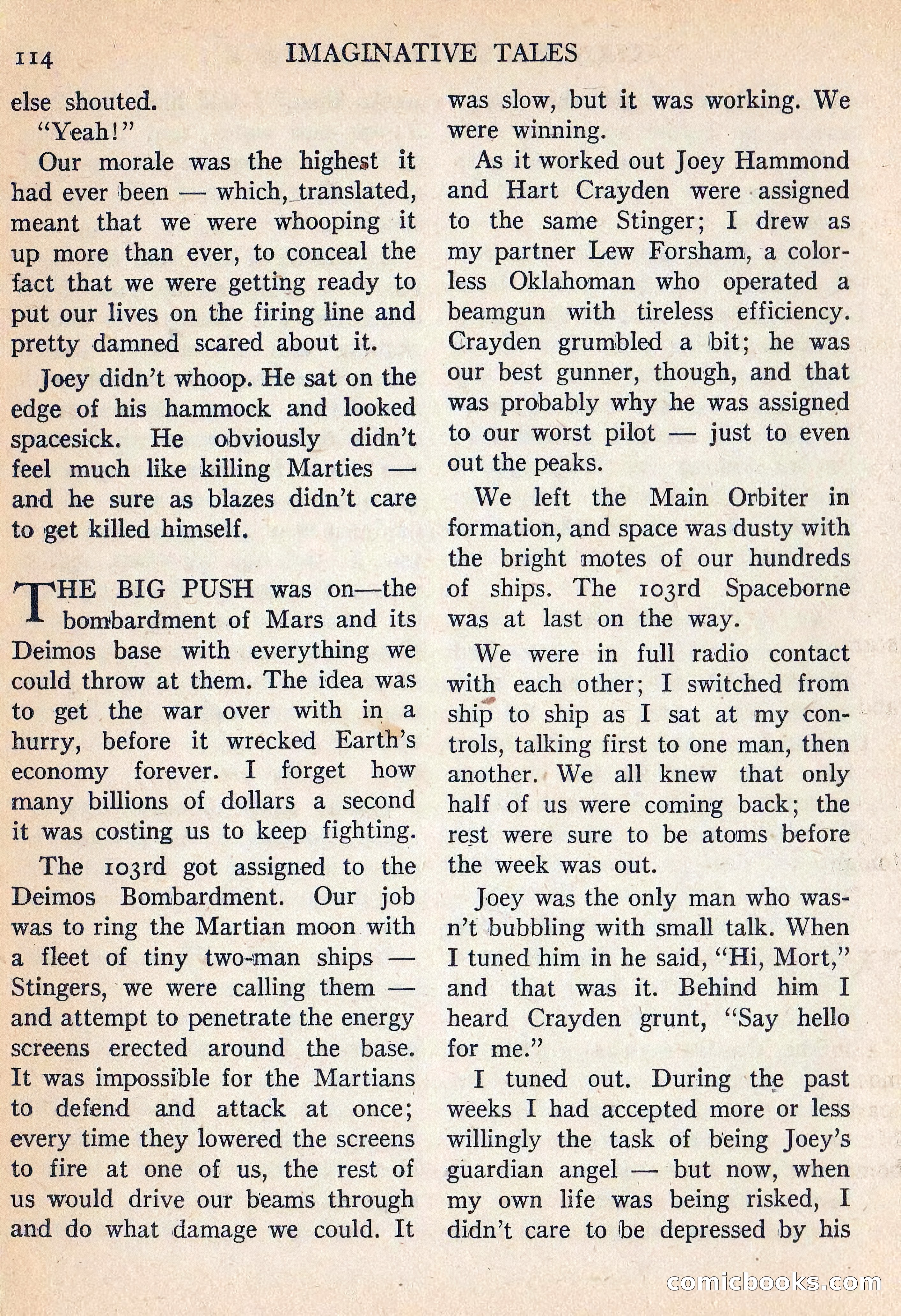 Imaginative Tales, Vol. 5, No. 3 — page 115 of 133