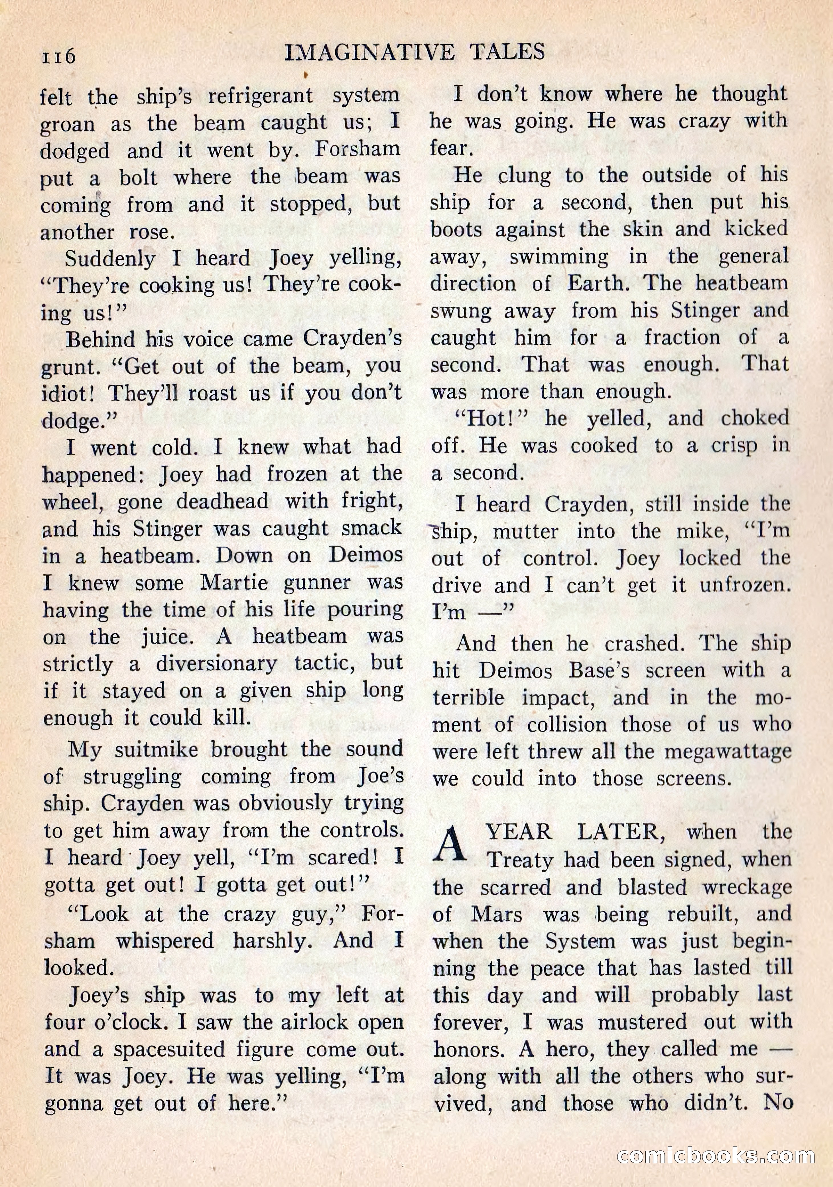 Imaginative Tales, Vol. 5, No. 3 — page 117 of 133