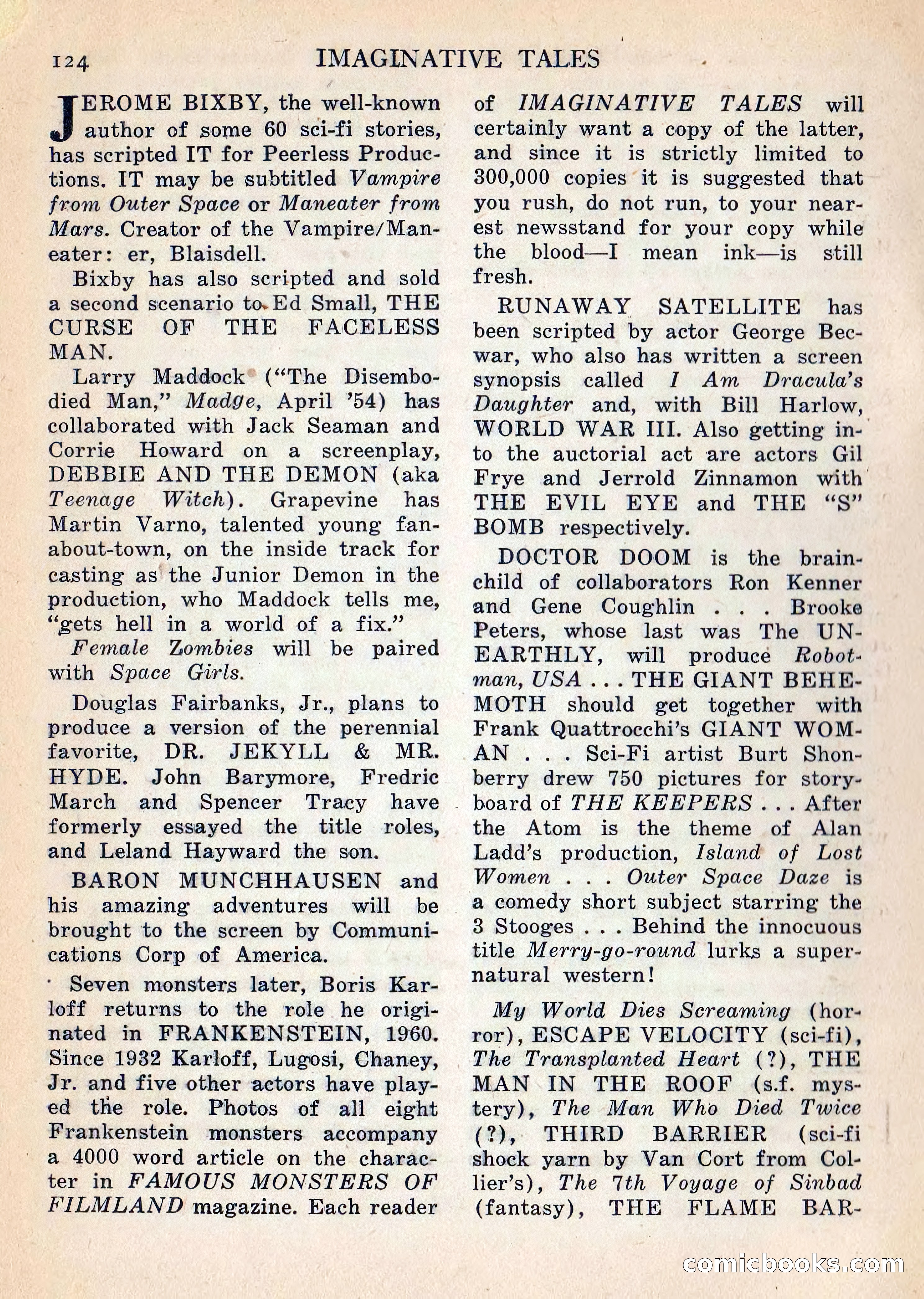 Imaginative Tales, Vol. 5, No. 3 — page 125 of 133