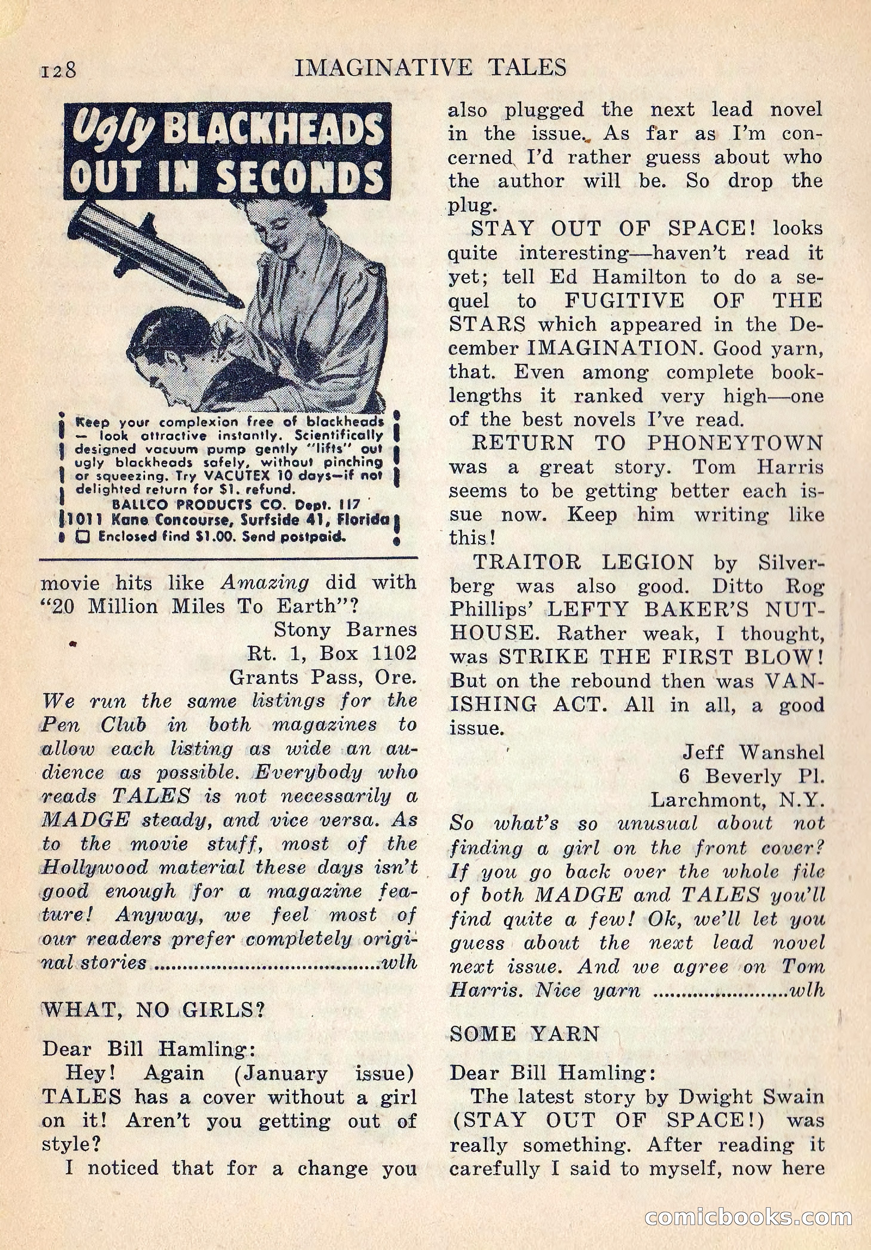 Imaginative Tales, Vol. 5, No. 3 — page 129 of 133