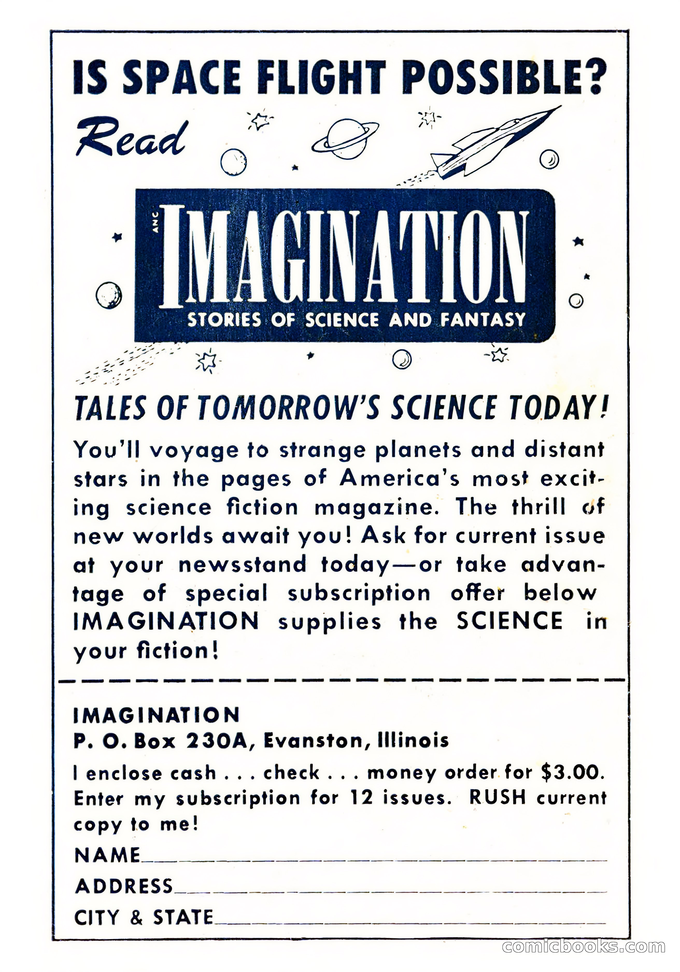 Imaginative Tales #1 — page 164 of 164