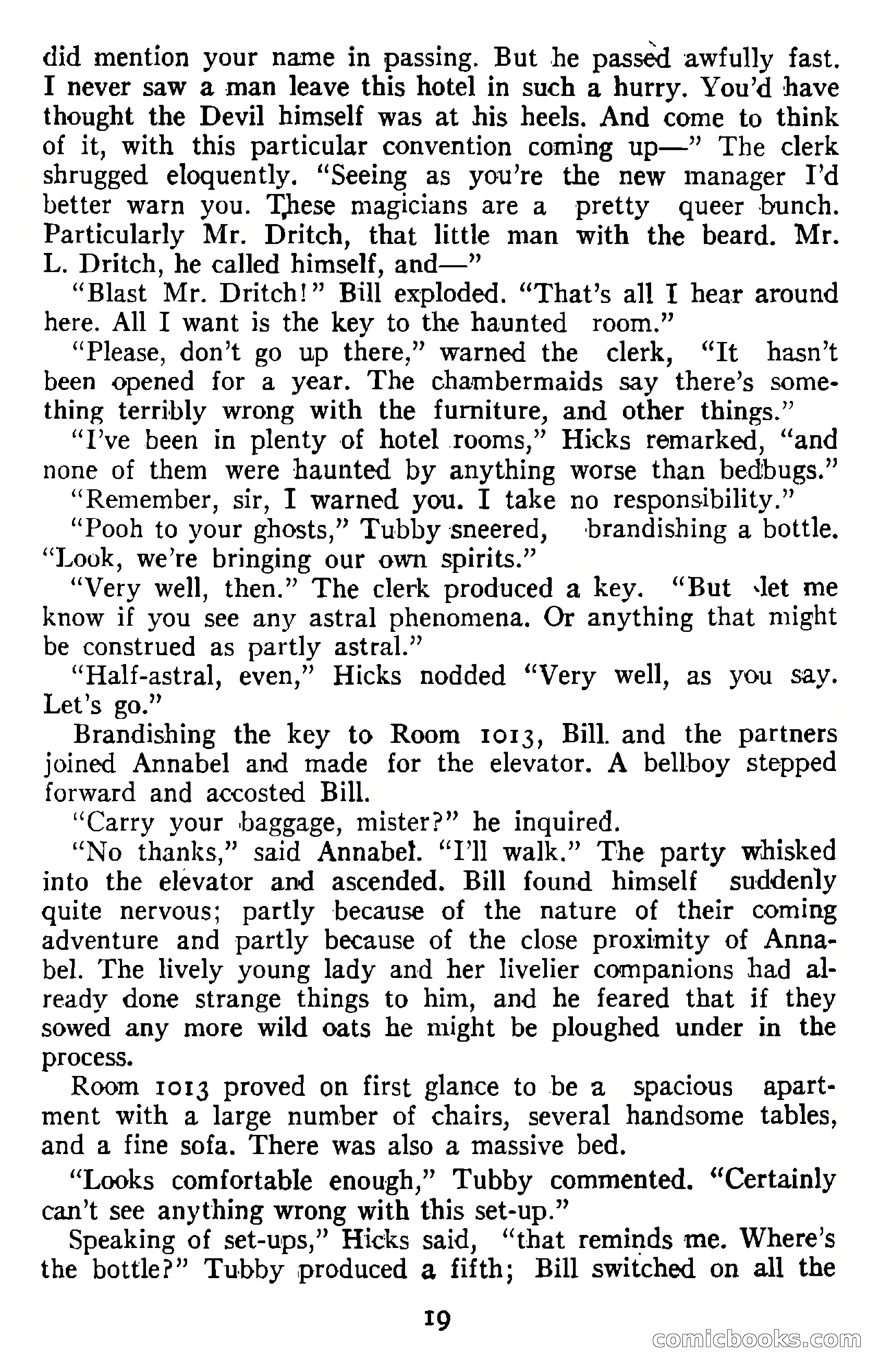 Imaginative Tales, Vol. 1, No. 3 — page 19 of 133