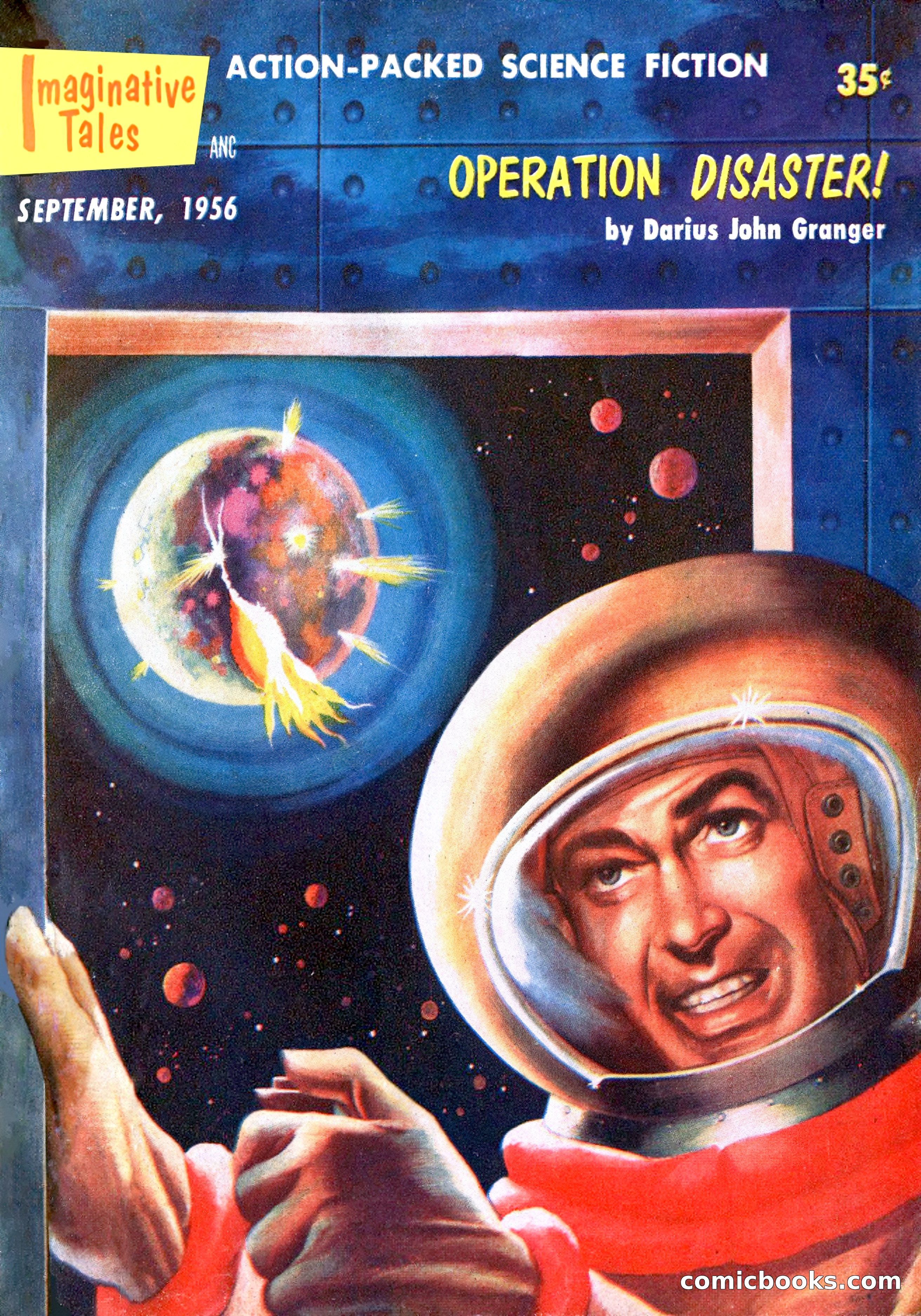 Imaginative Tales, September 1956 — page 1 of 132