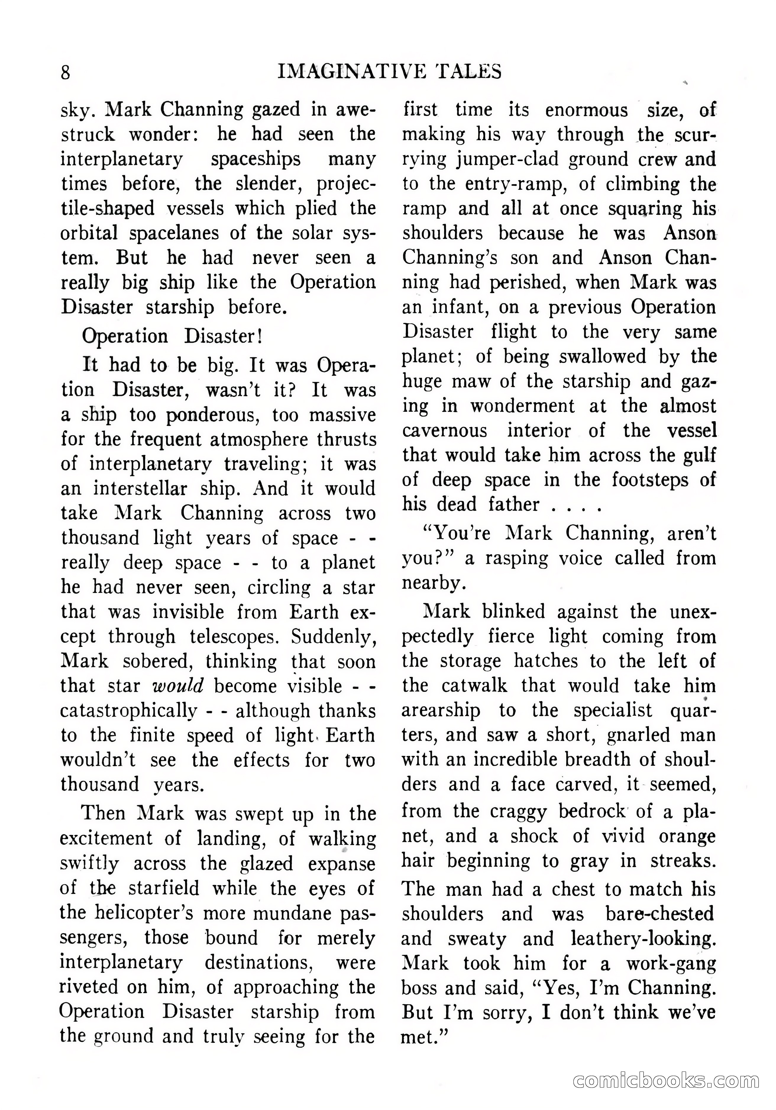 Imaginative Tales, September 1956 — page 8 of 132