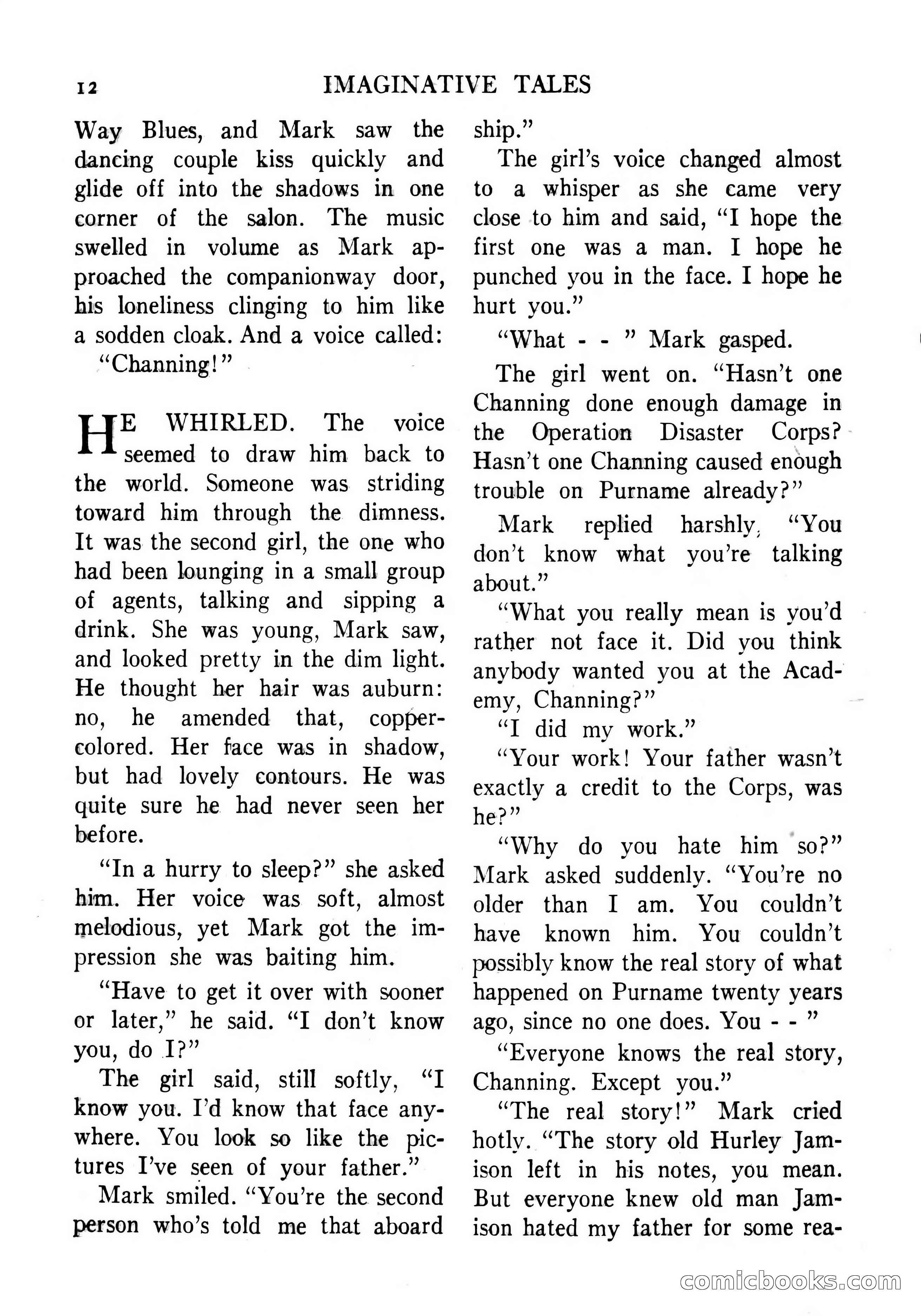 Imaginative Tales, September 1956 — page 12 of 132