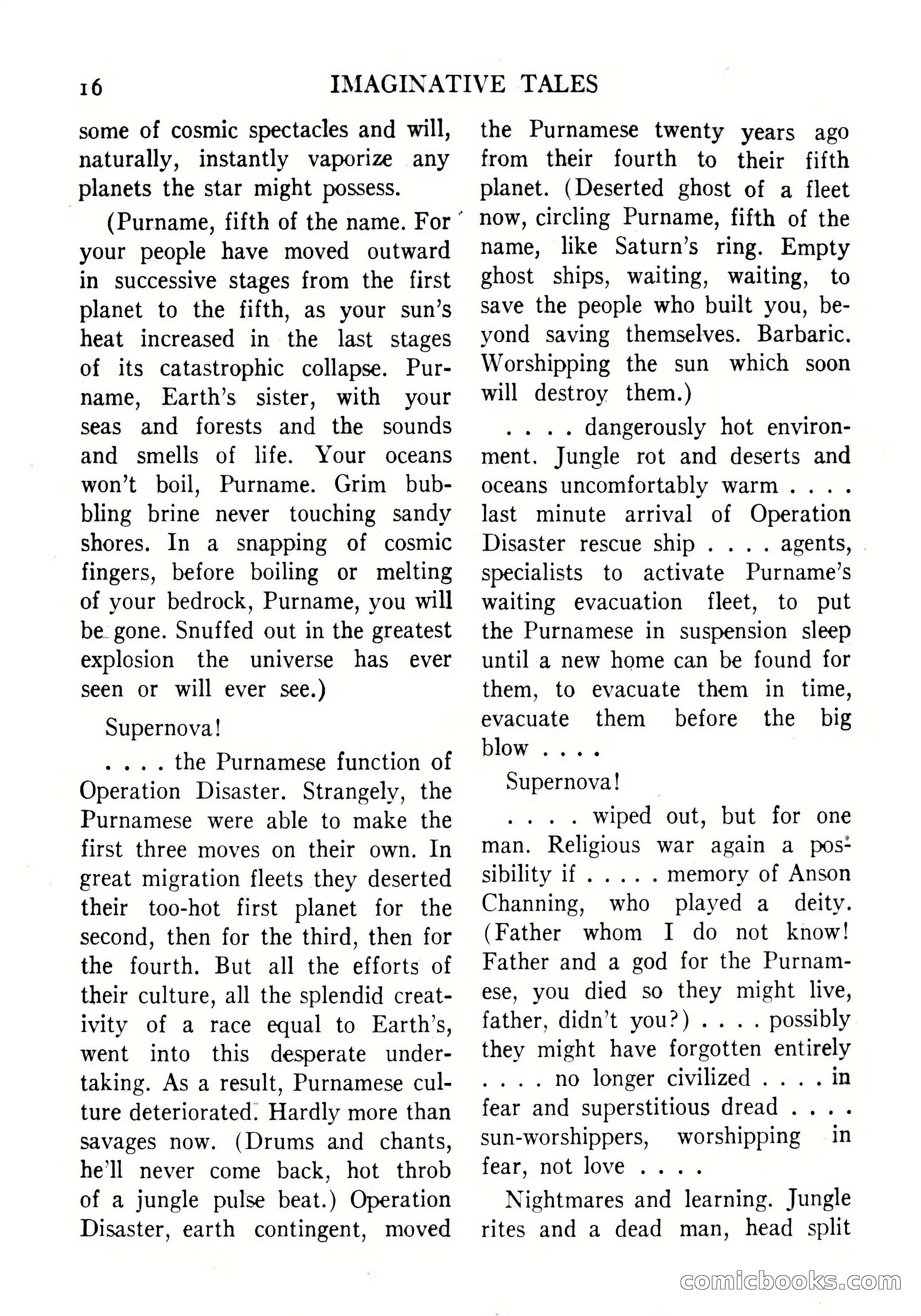 Imaginative Tales, September 1956 — page 16 of 132