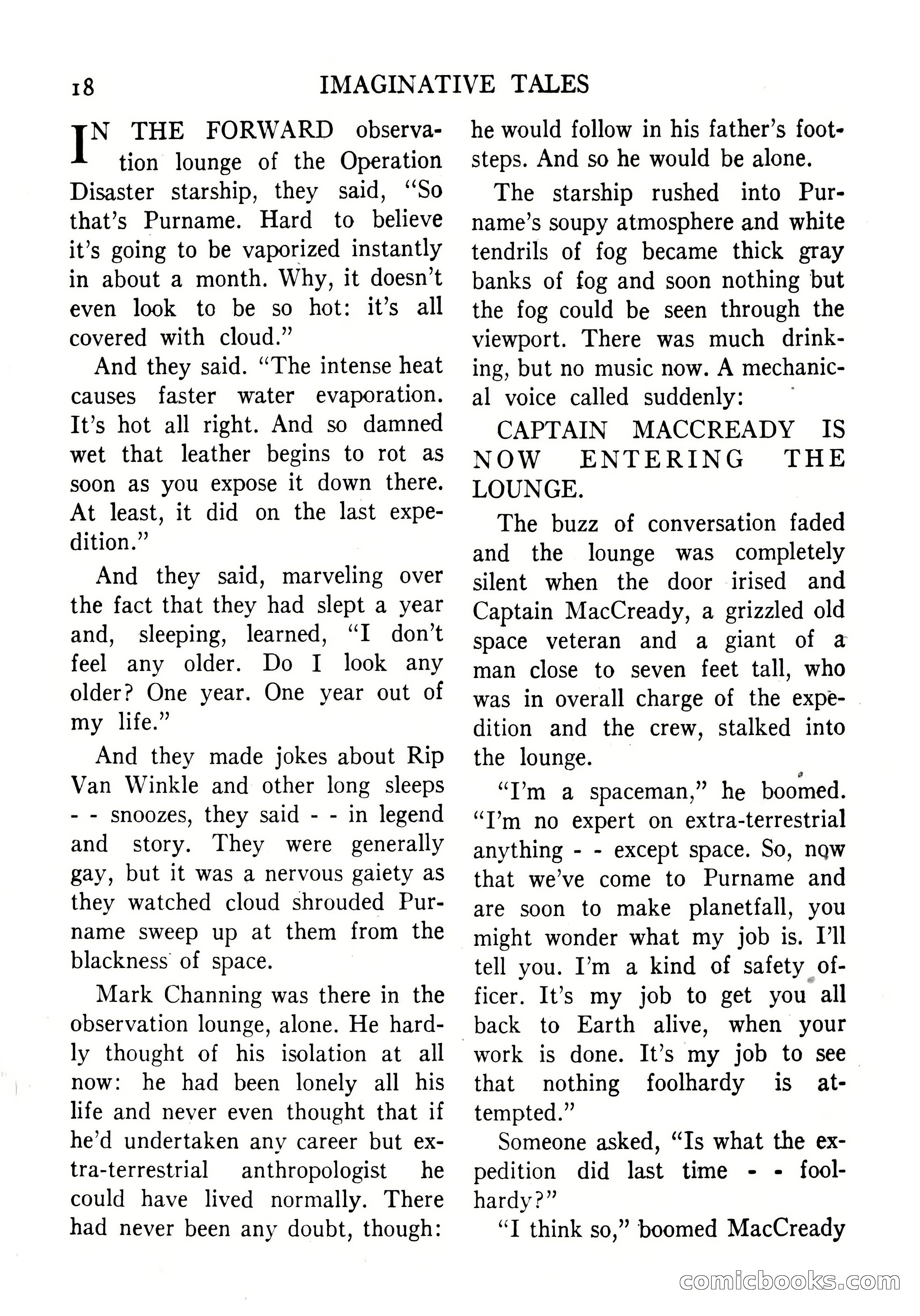 Imaginative Tales, September 1956 — page 18 of 132
