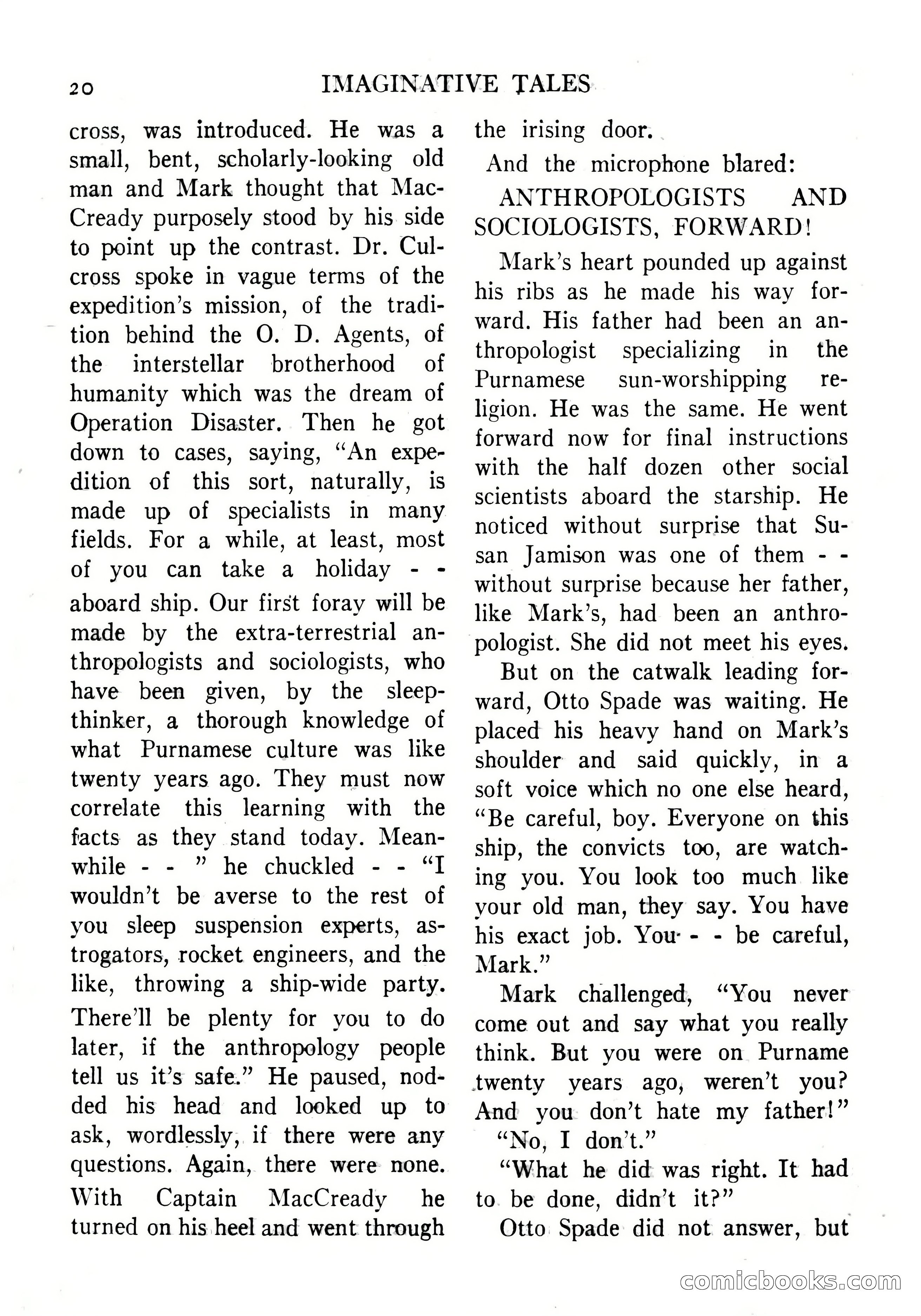 Imaginative Tales, September 1956 — page 20 of 132