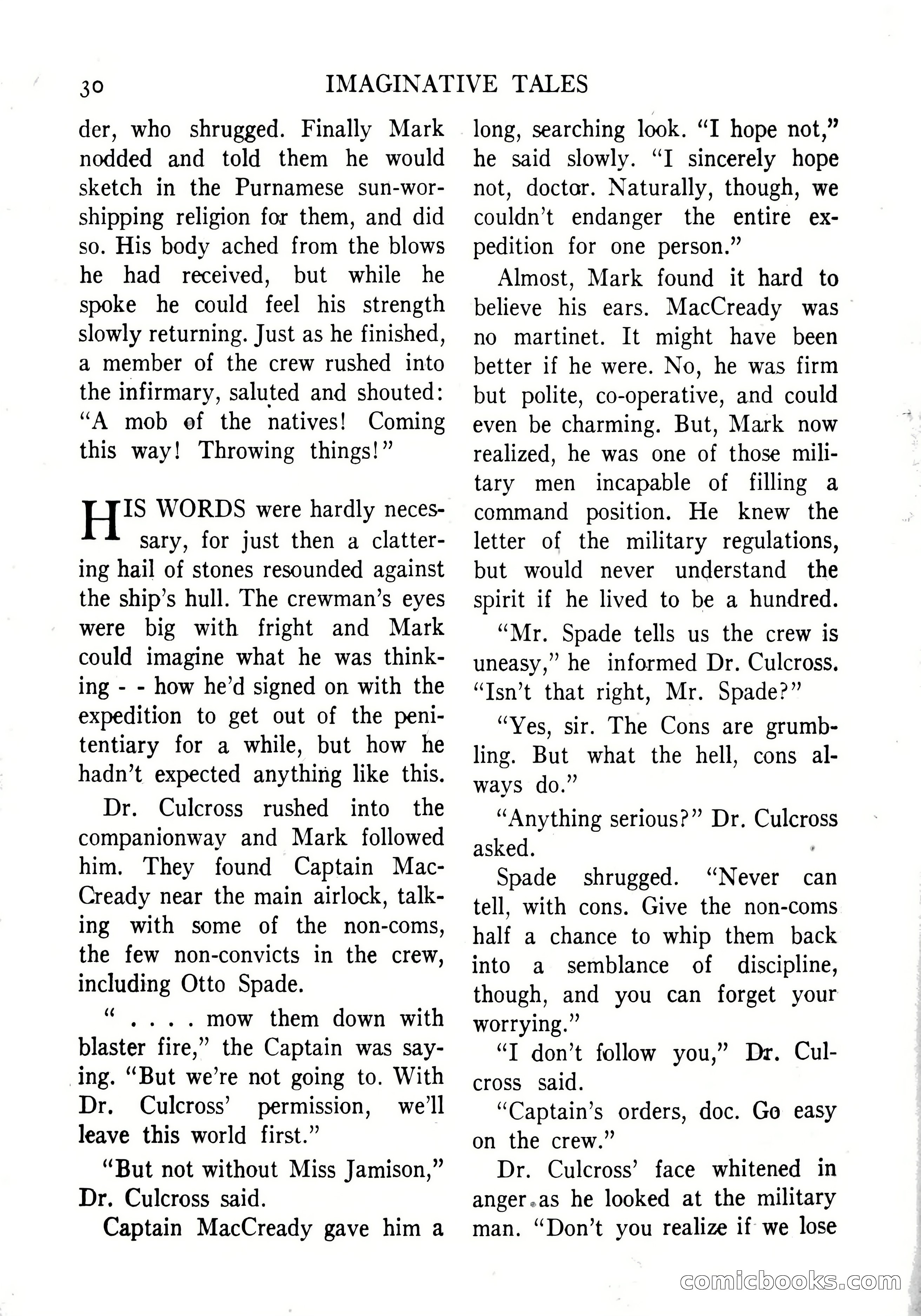 Imaginative Tales, September 1956 — page 30 of 132