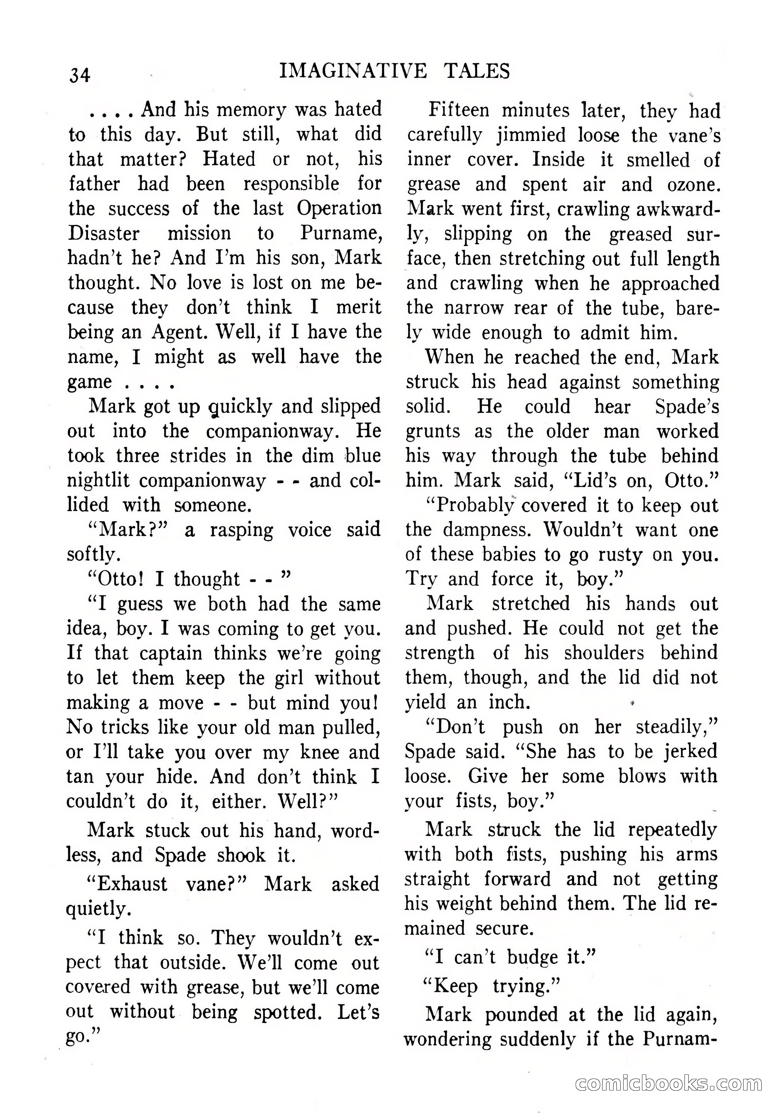 Imaginative Tales, September 1956 — page 34 of 132