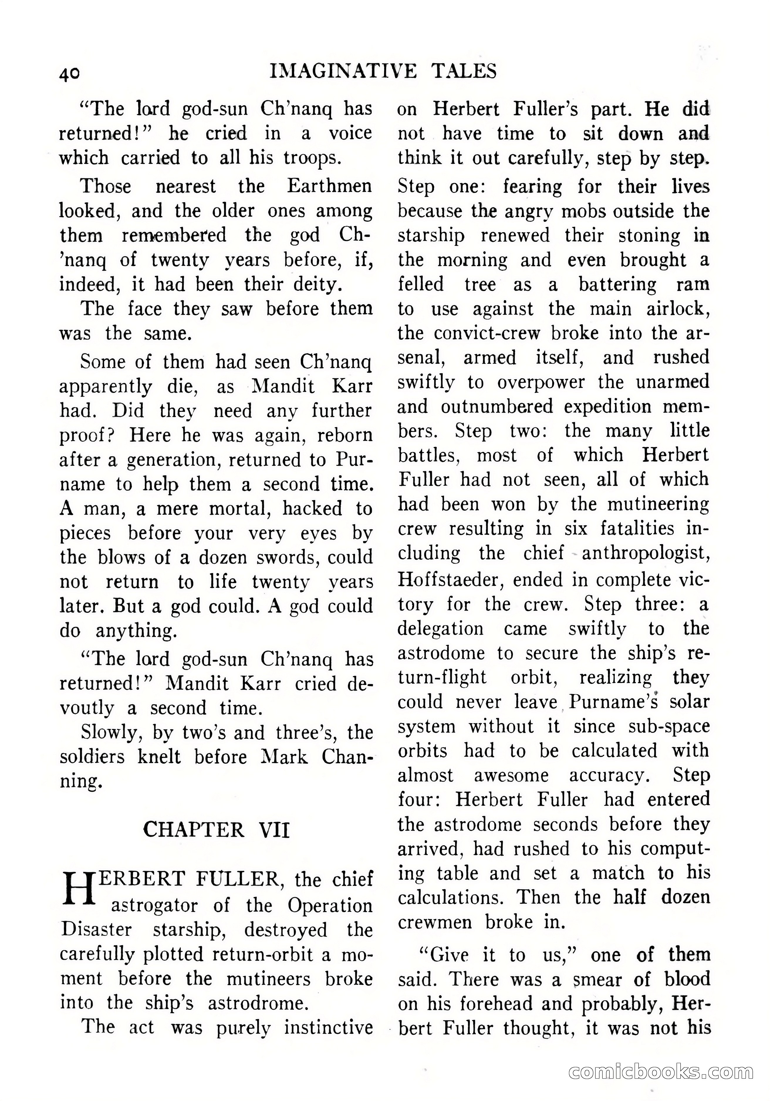 Imaginative Tales, September 1956 — page 40 of 132