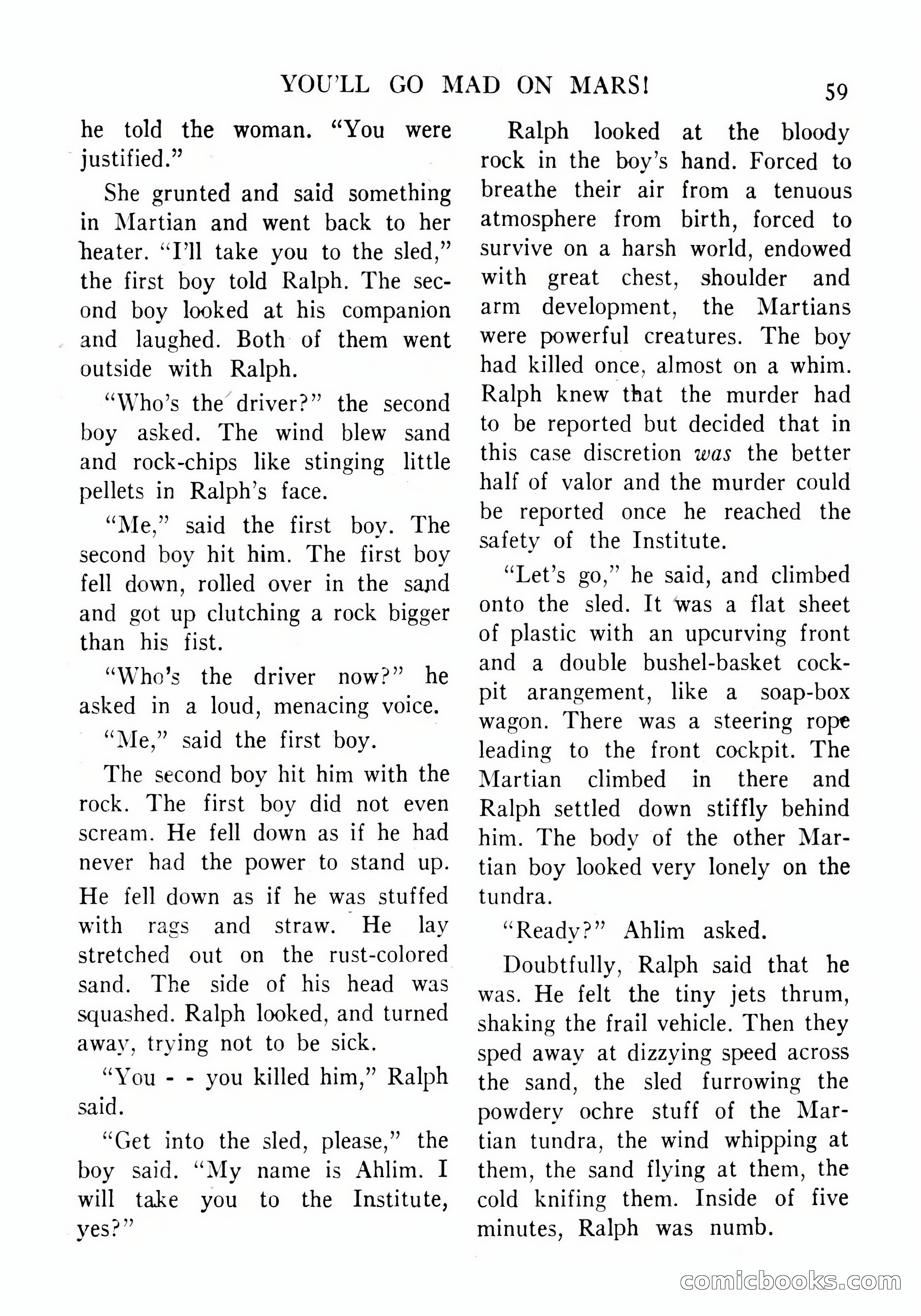 Imaginative Tales, September 1956 — page 59 of 132