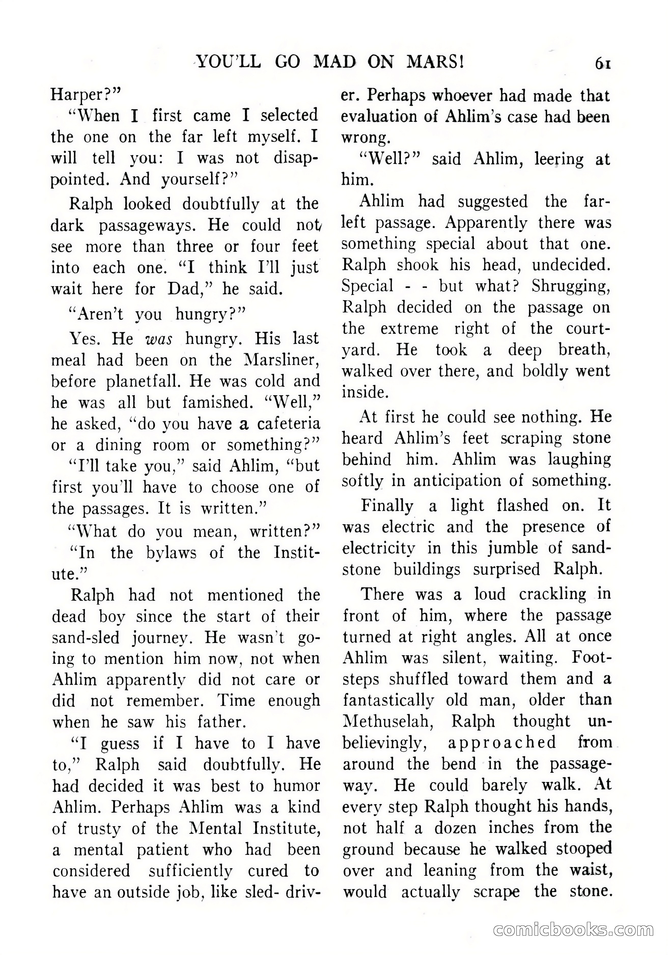 Imaginative Tales, September 1956 — page 61 of 132