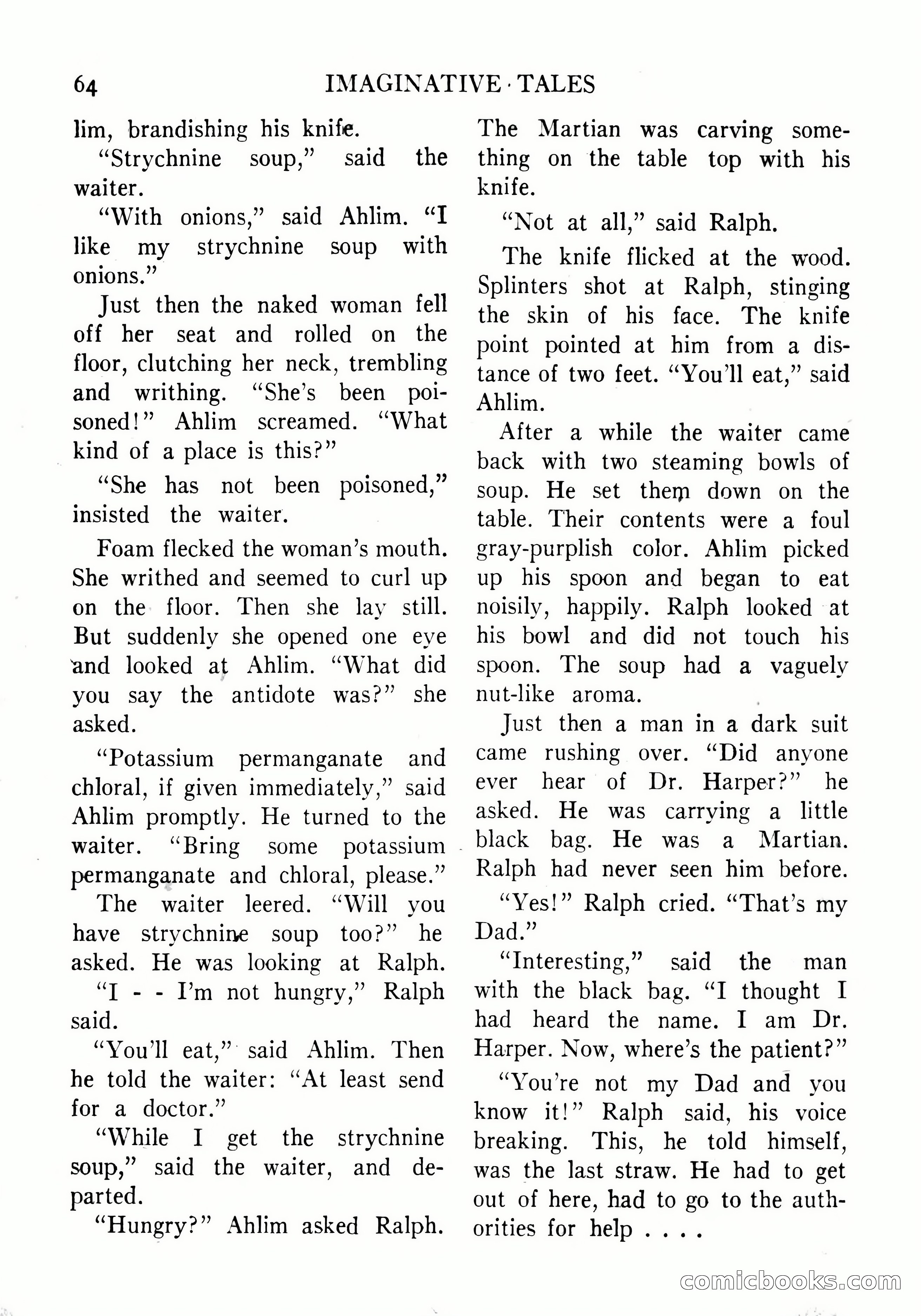 Imaginative Tales, September 1956 — page 64 of 132