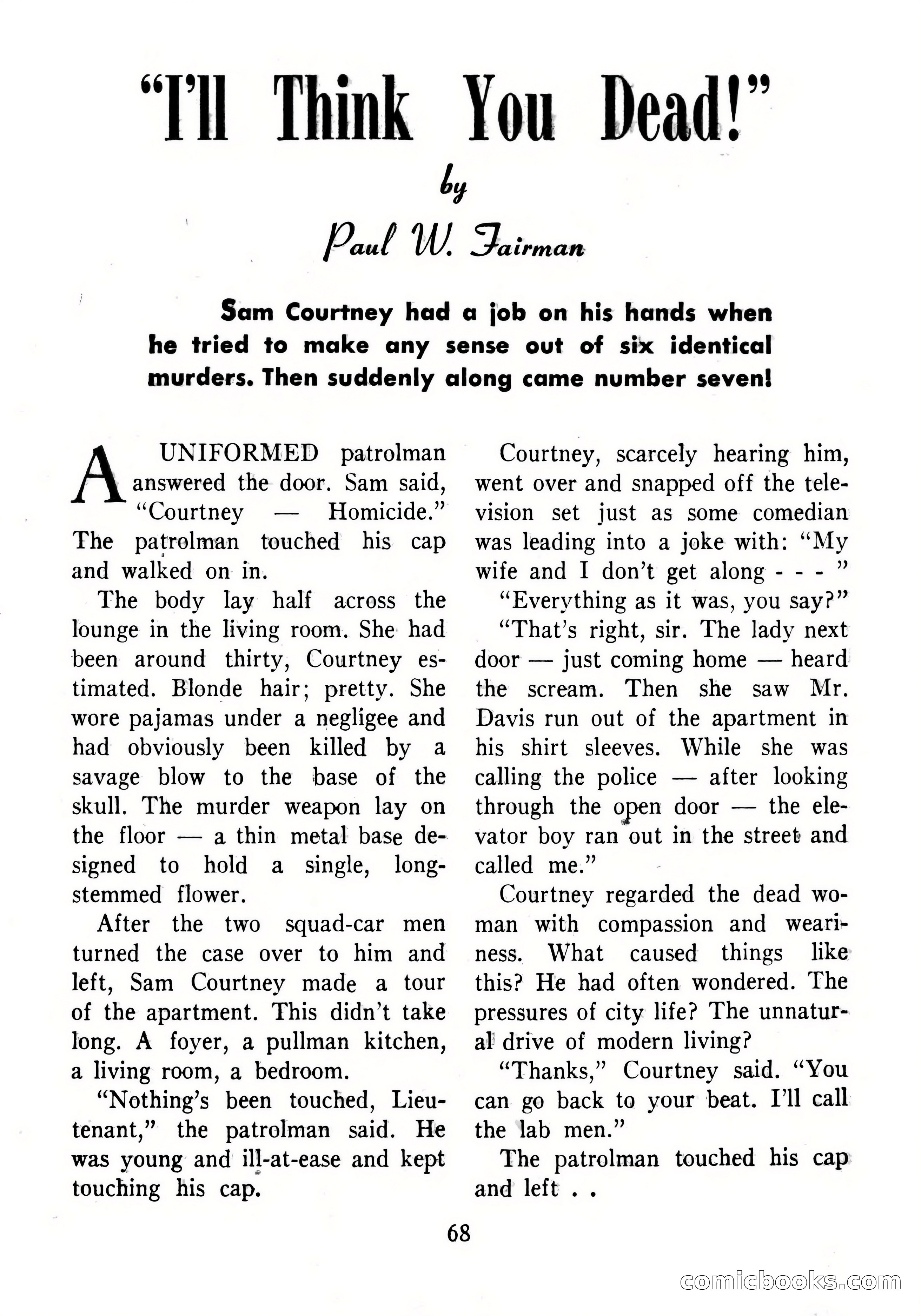 Imaginative Tales, September 1956 — page 68 of 132