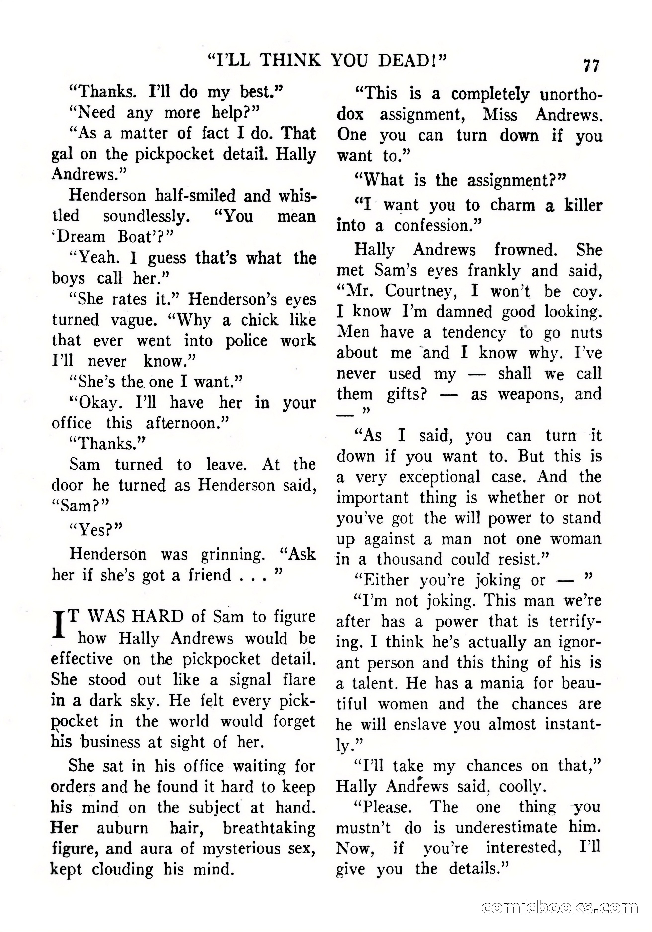 Imaginative Tales, September 1956 — page 77 of 132
