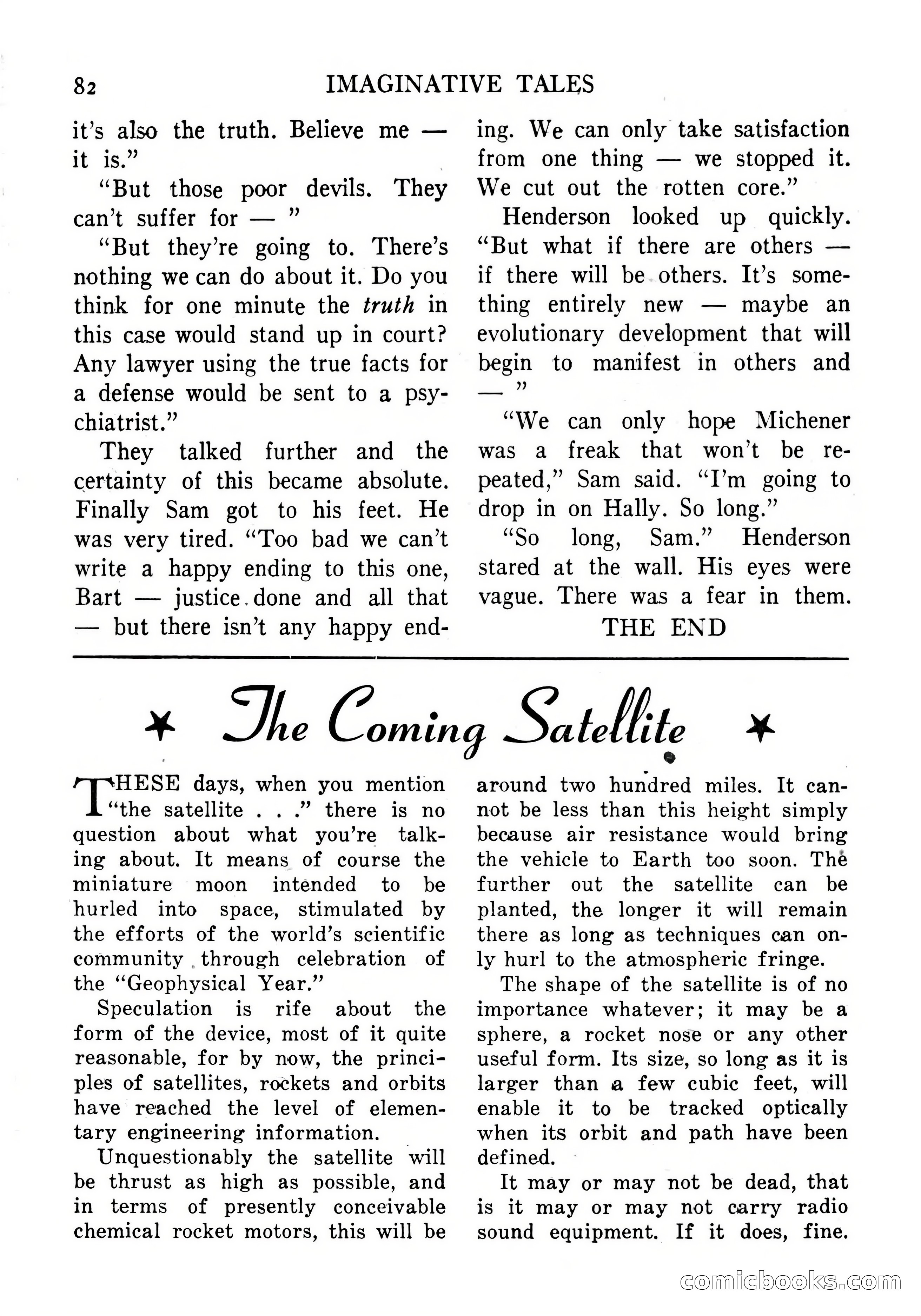 Imaginative Tales, September 1956 — page 82 of 132