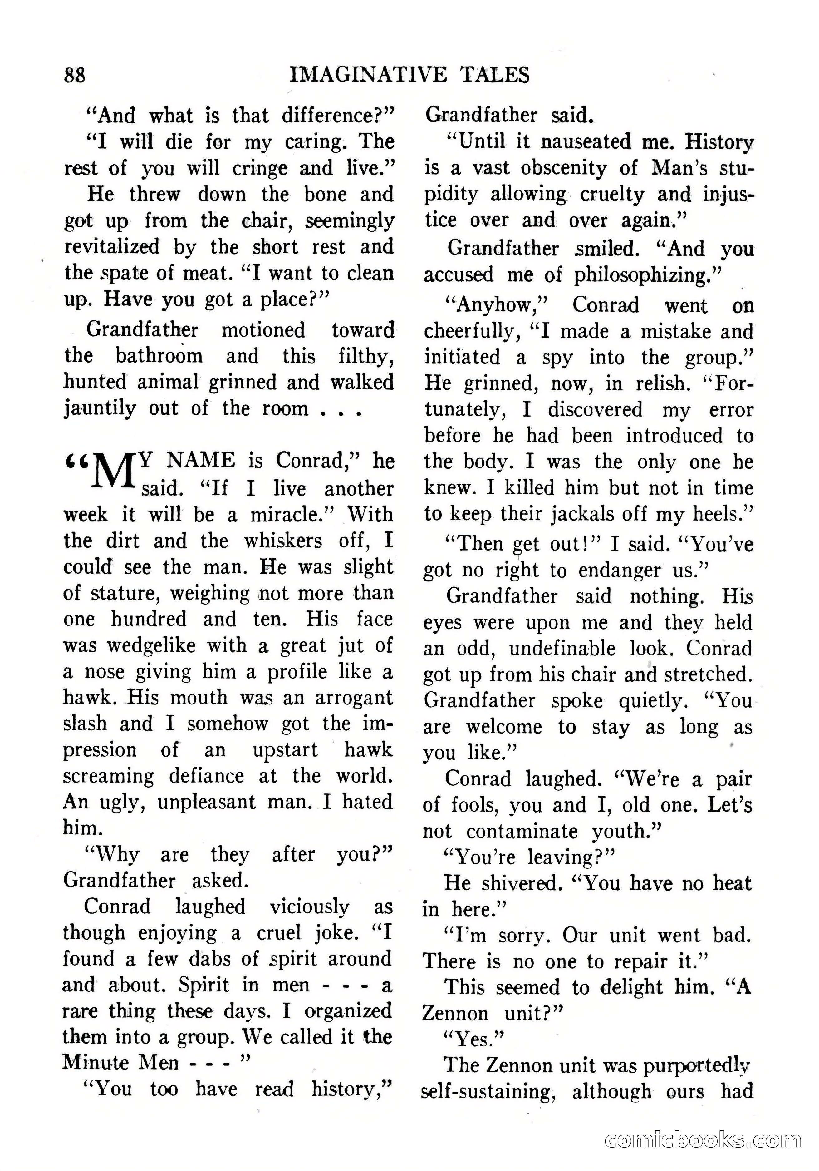 Imaginative Tales, September 1956 — page 88 of 132