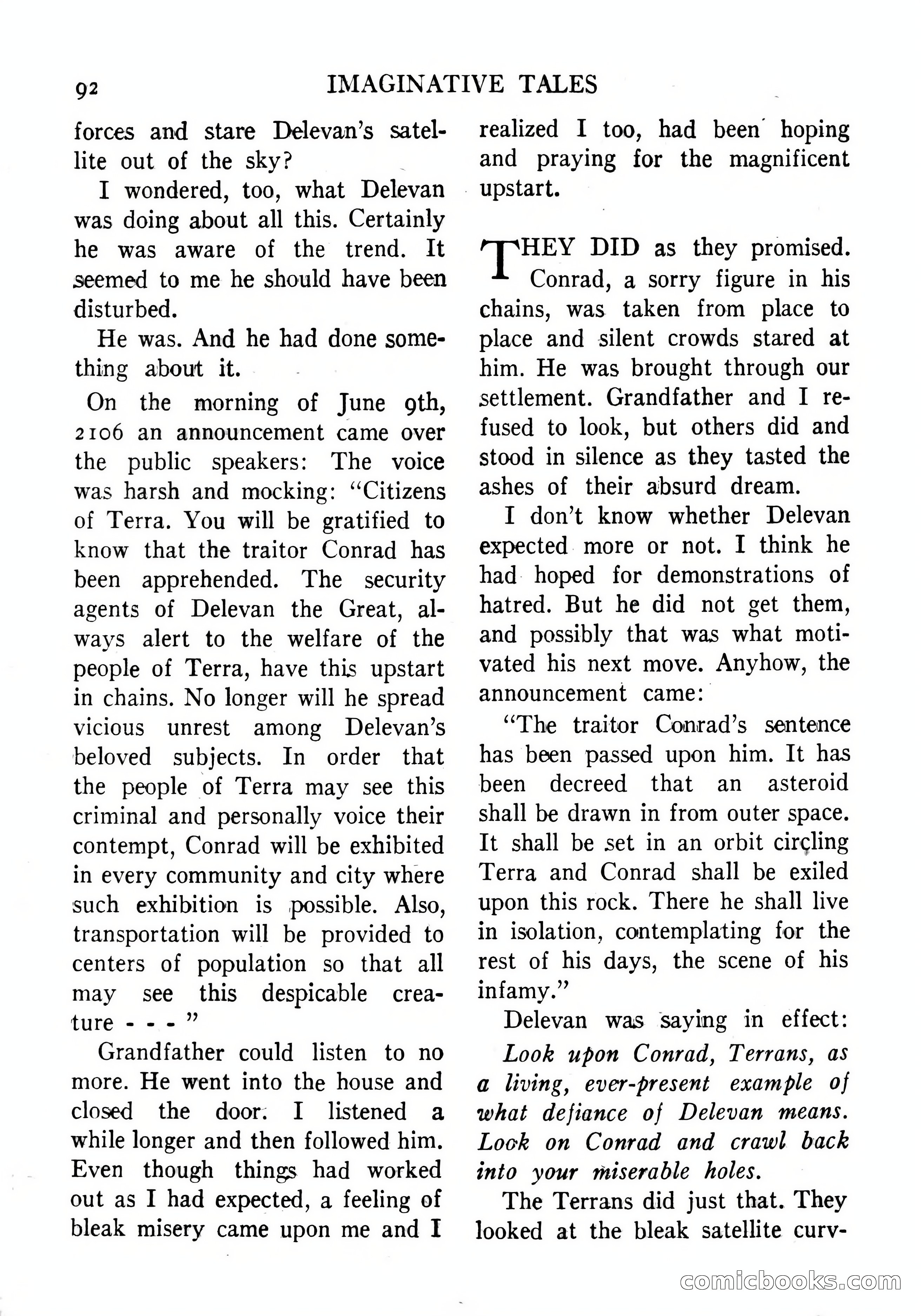 Imaginative Tales, September 1956 — page 92 of 132
