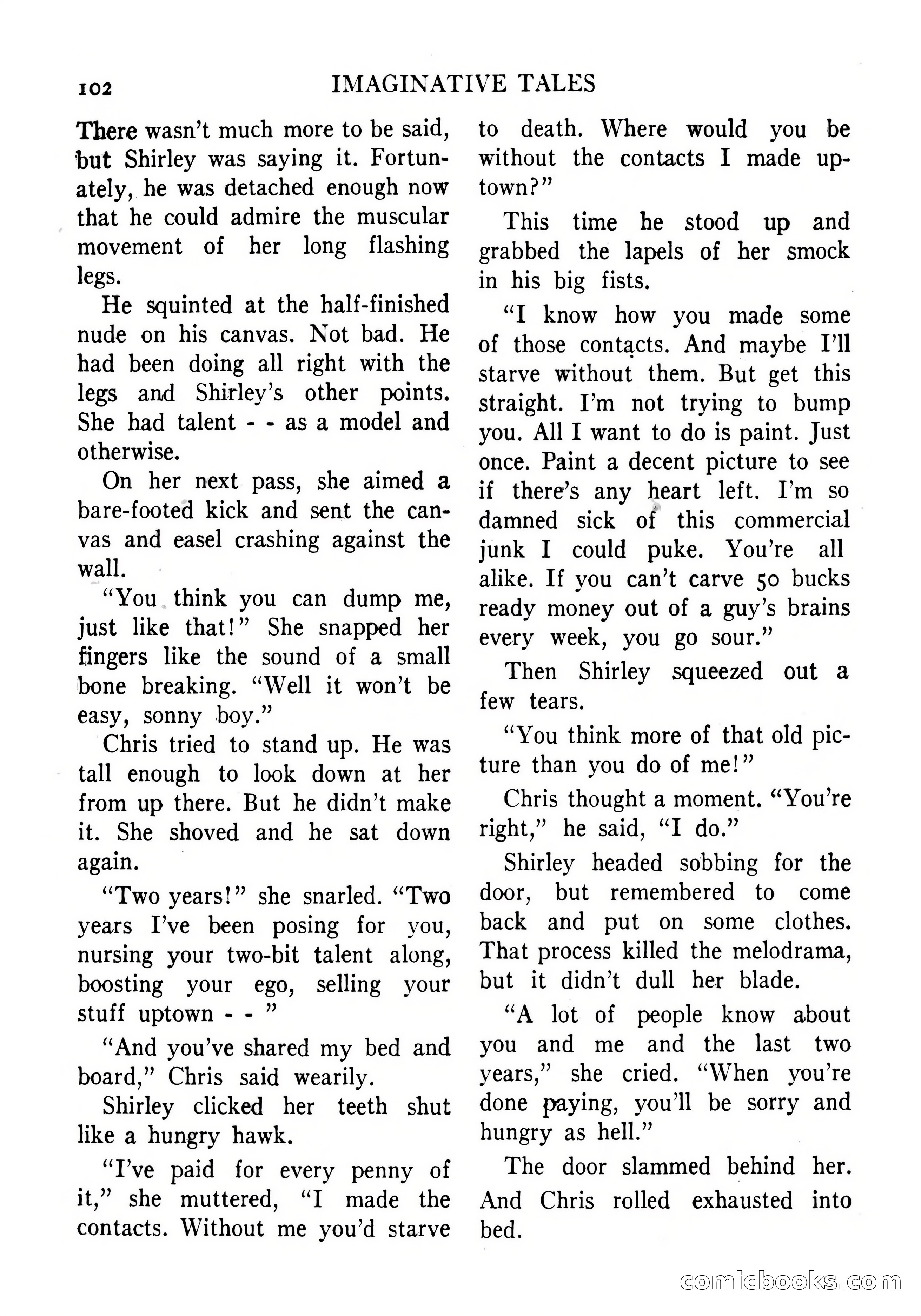 Imaginative Tales, September 1956 — page 102 of 132