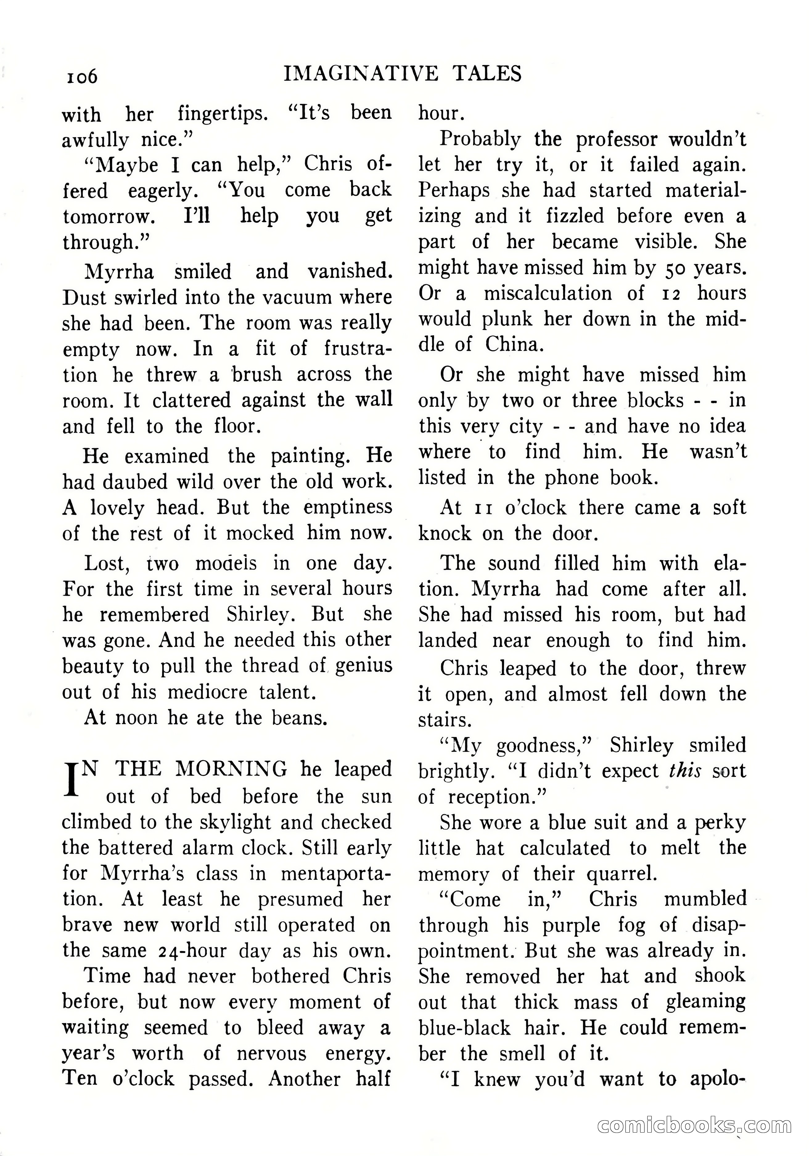 Imaginative Tales, September 1956 — page 106 of 132