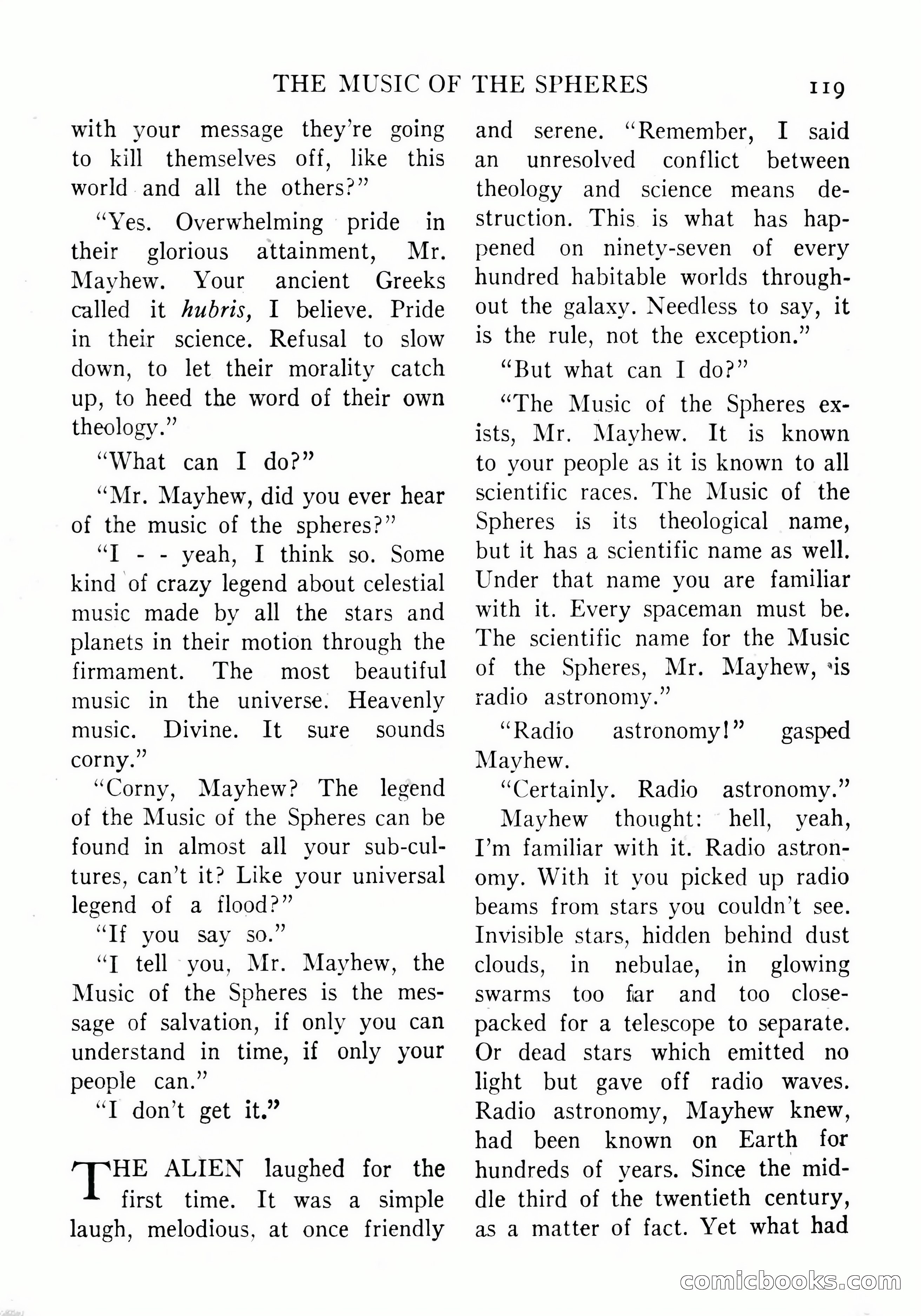 Imaginative Tales, September 1956 — page 119 of 132