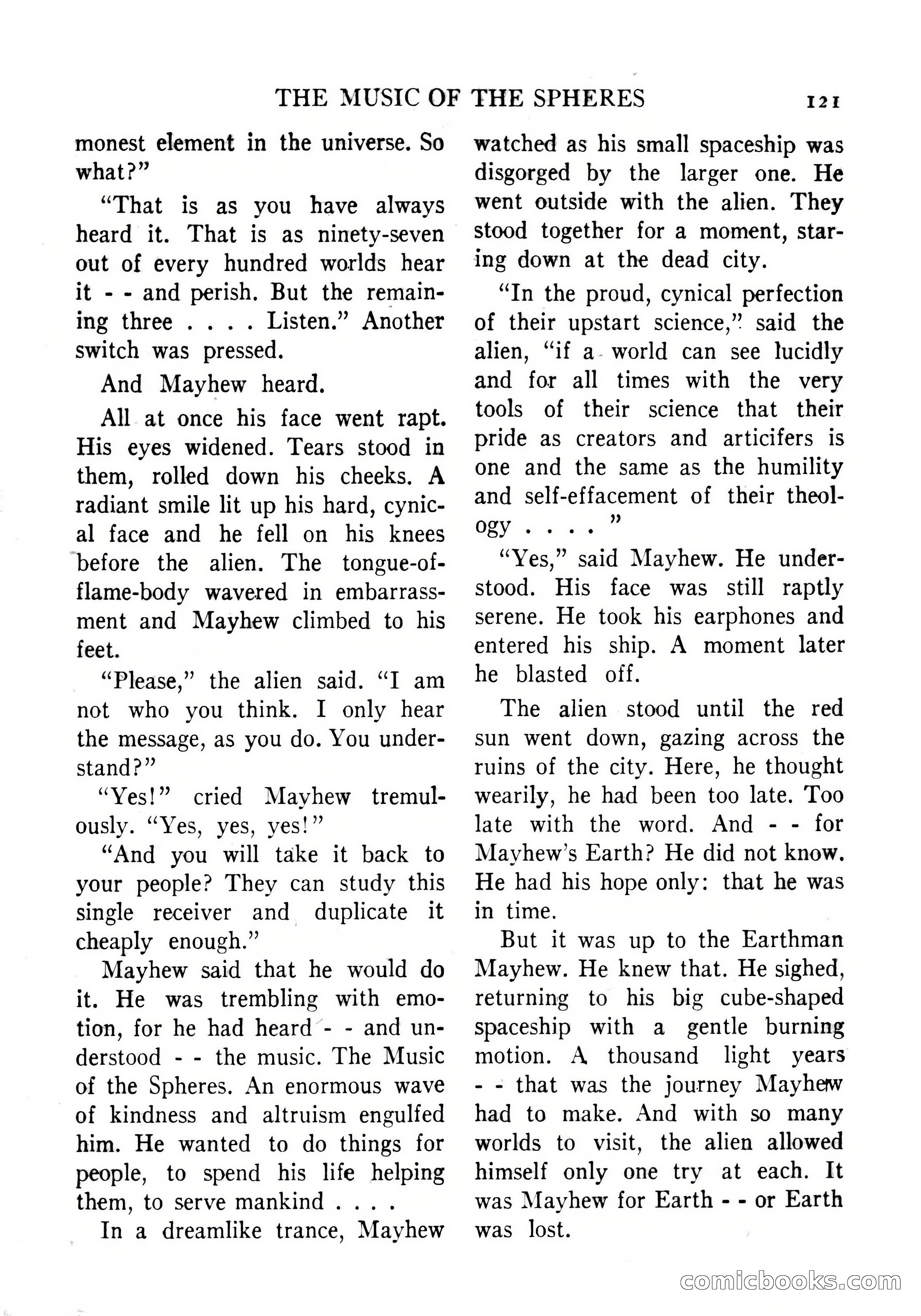 Imaginative Tales, September 1956 — page 121 of 132
