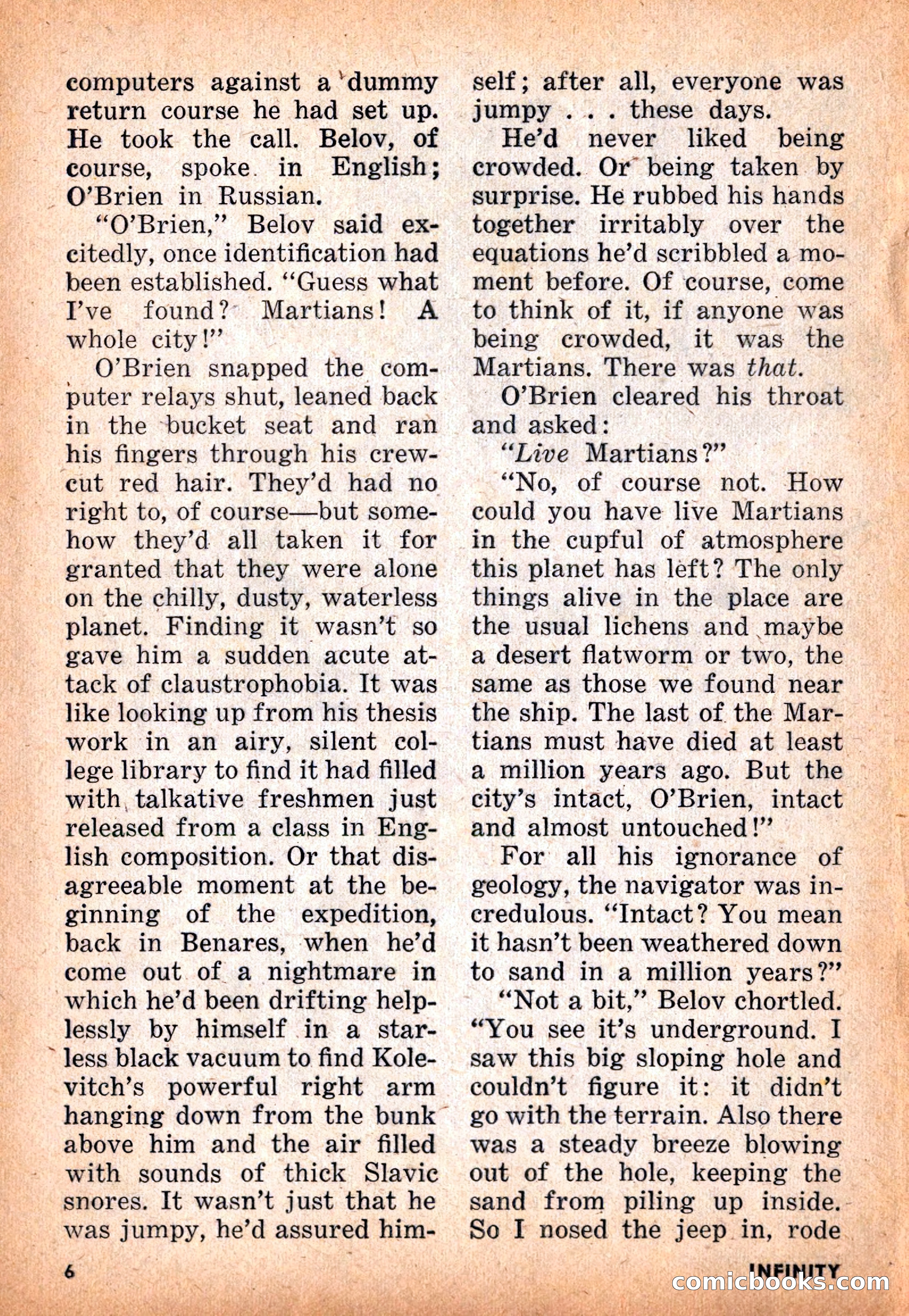 Infinity Science Fiction, November 1955 — page 6 of 132