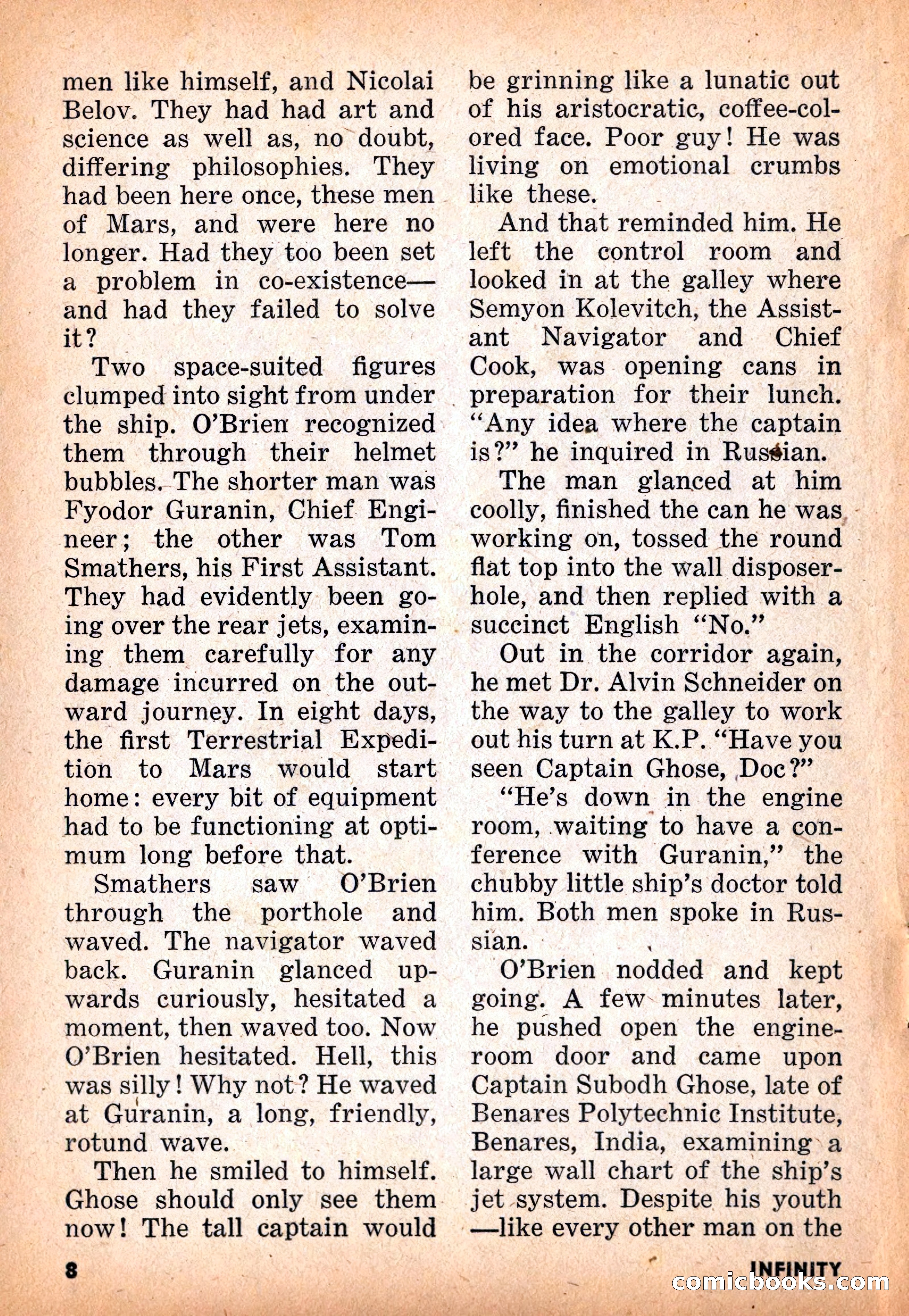 Infinity Science Fiction, November 1955 — page 8 of 132