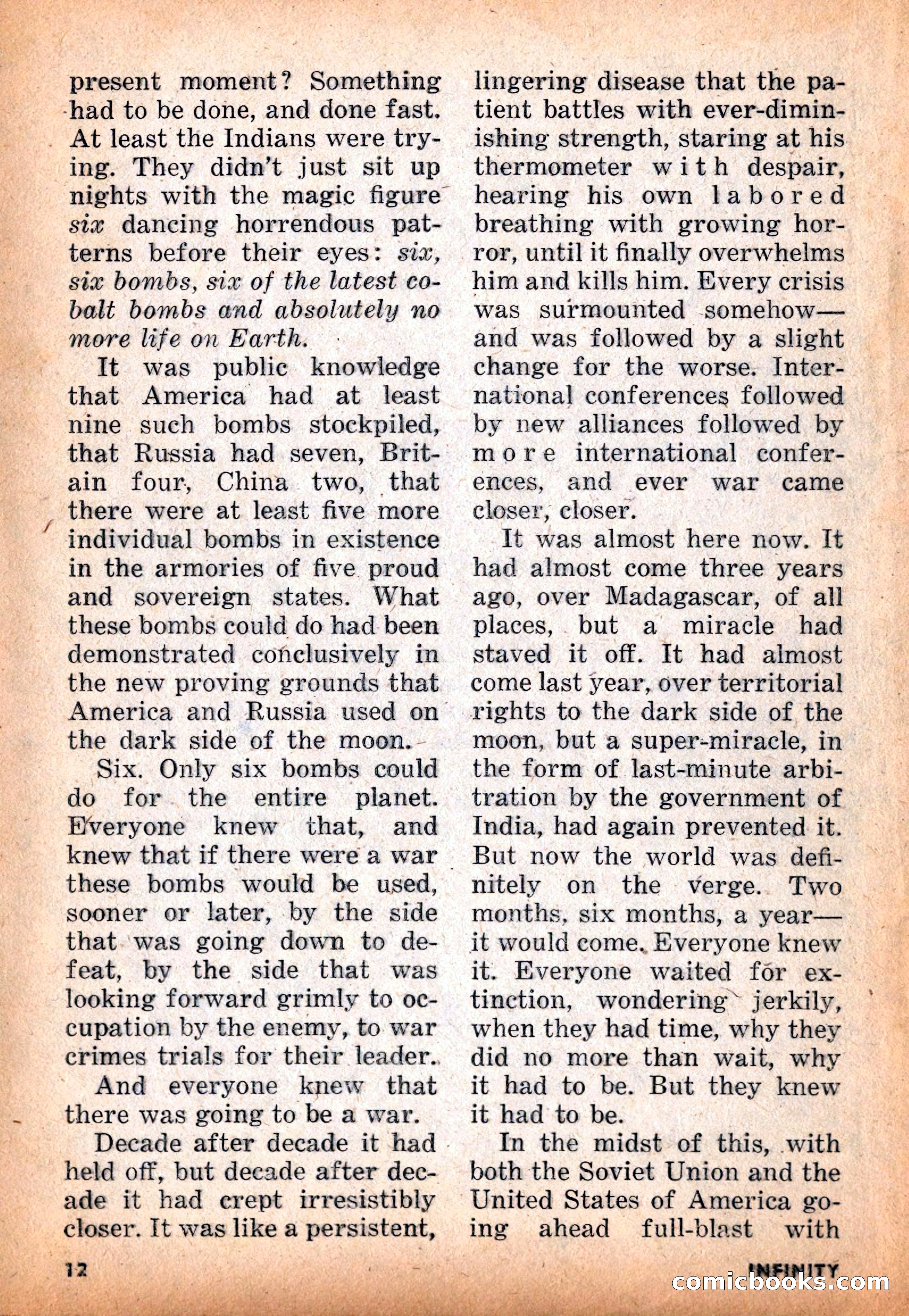Infinity Science Fiction, November 1955 — page 12 of 132