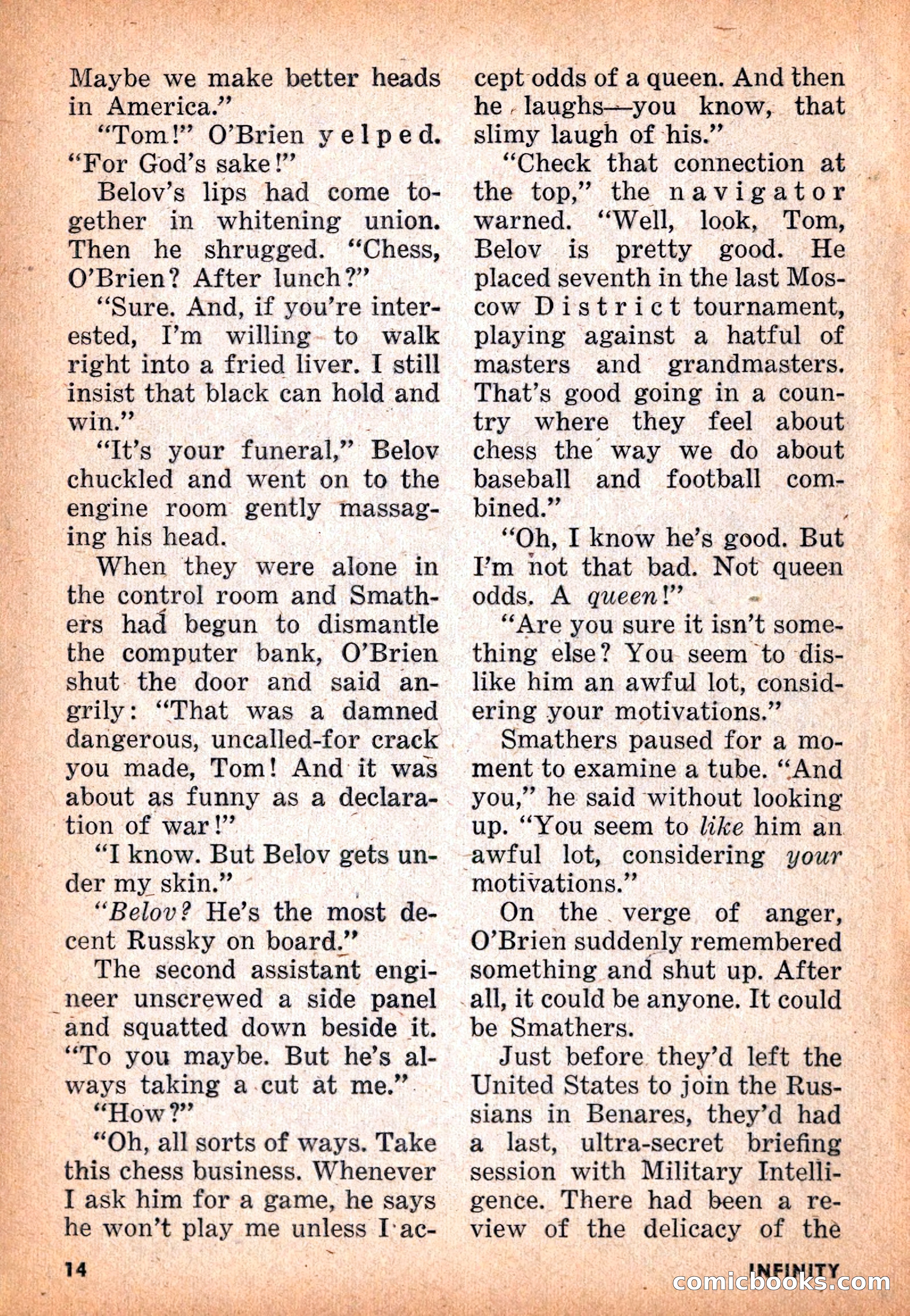 Infinity Science Fiction, November 1955 — page 14 of 132