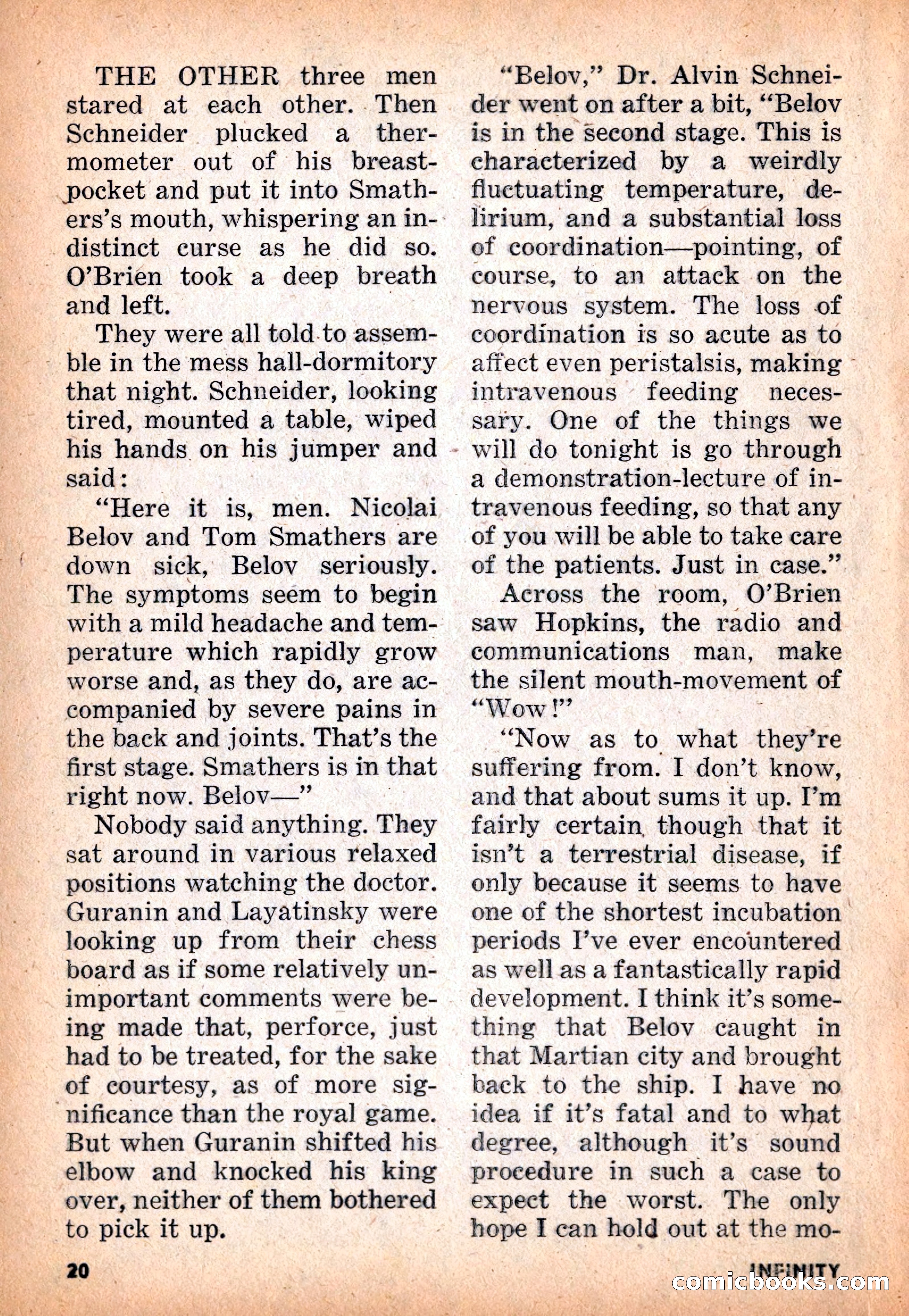 Infinity Science Fiction, November 1955 — page 20 of 132
