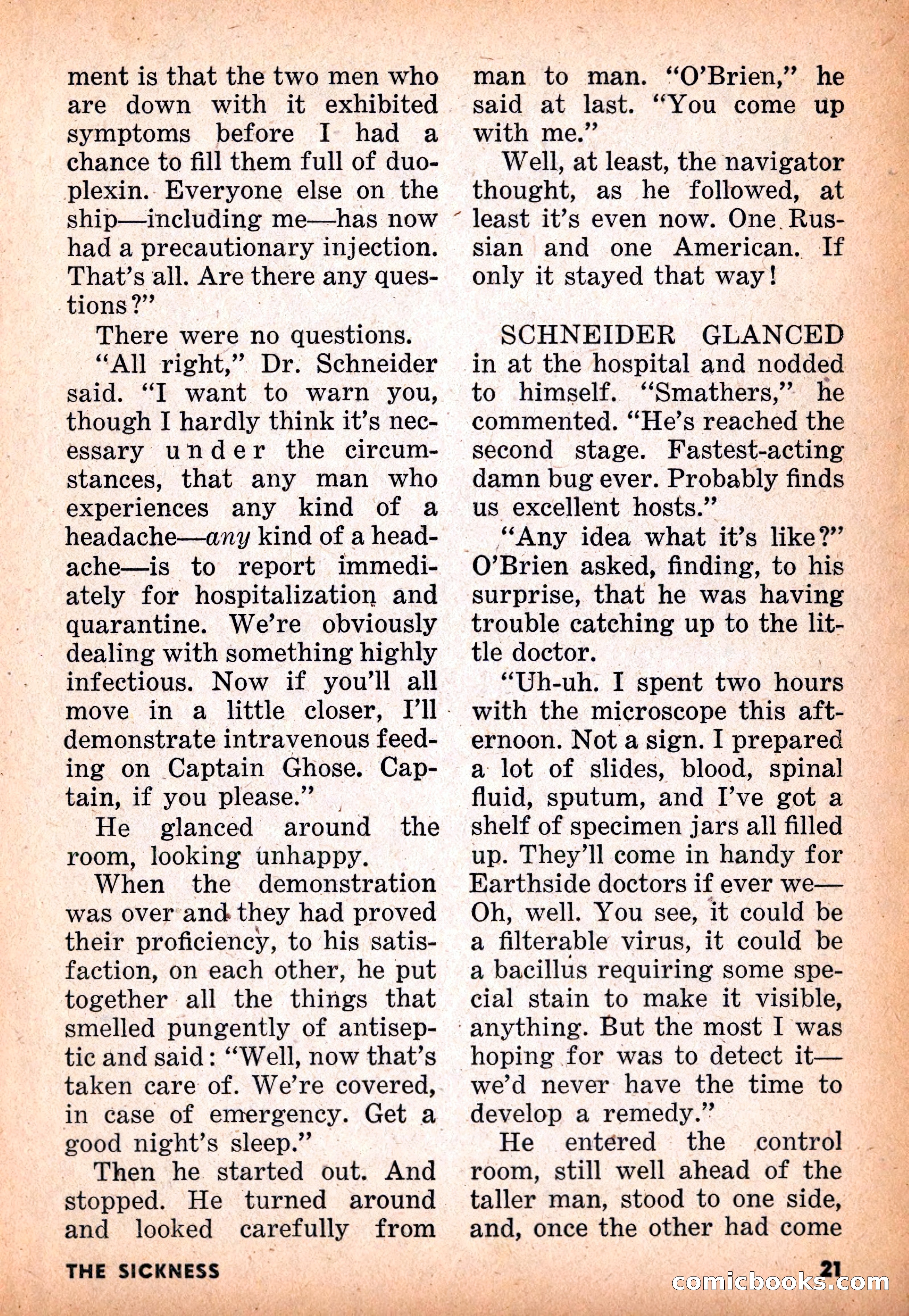Infinity Science Fiction, November 1955 — page 21 of 132