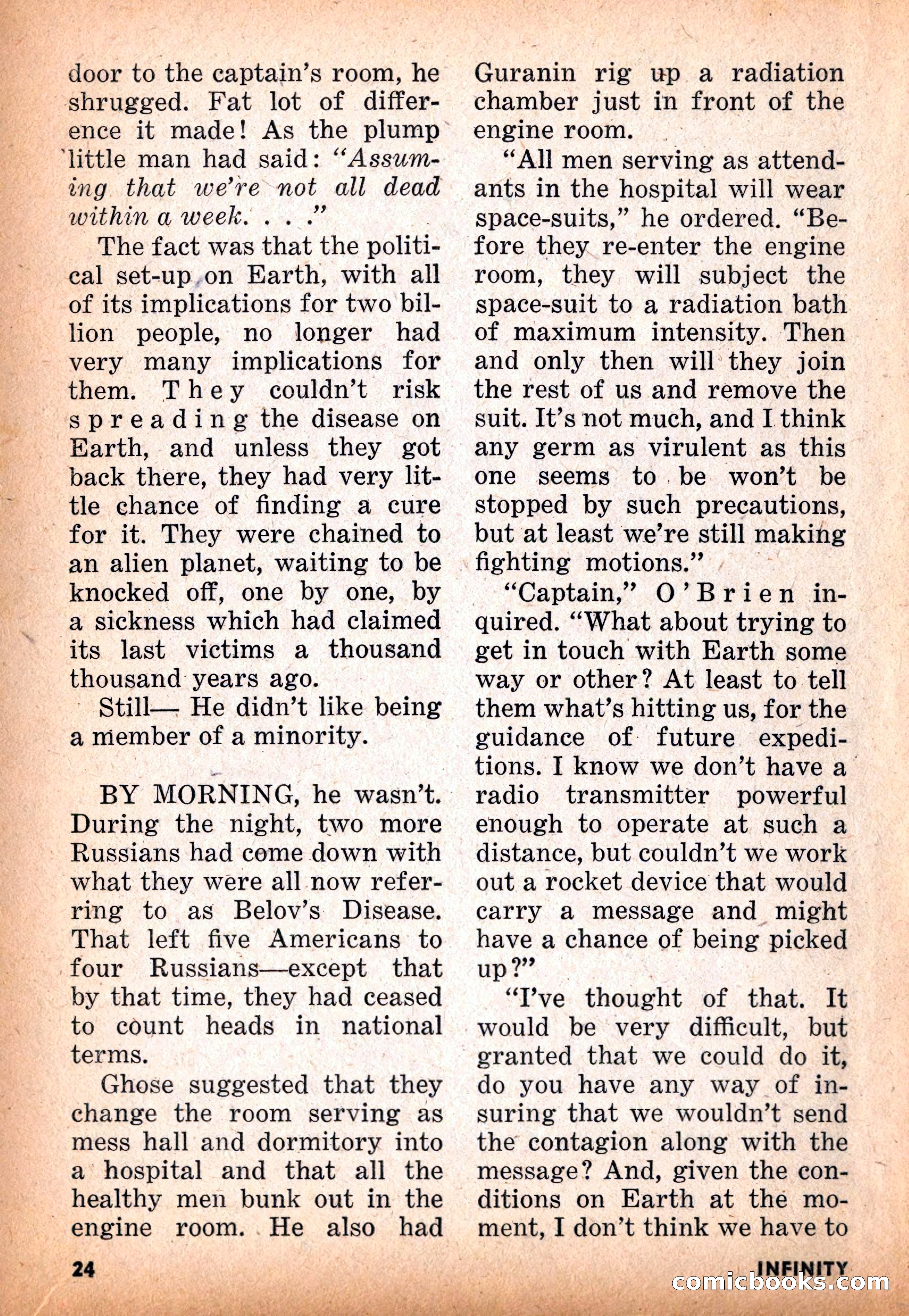 Infinity Science Fiction, November 1955 — page 24 of 132