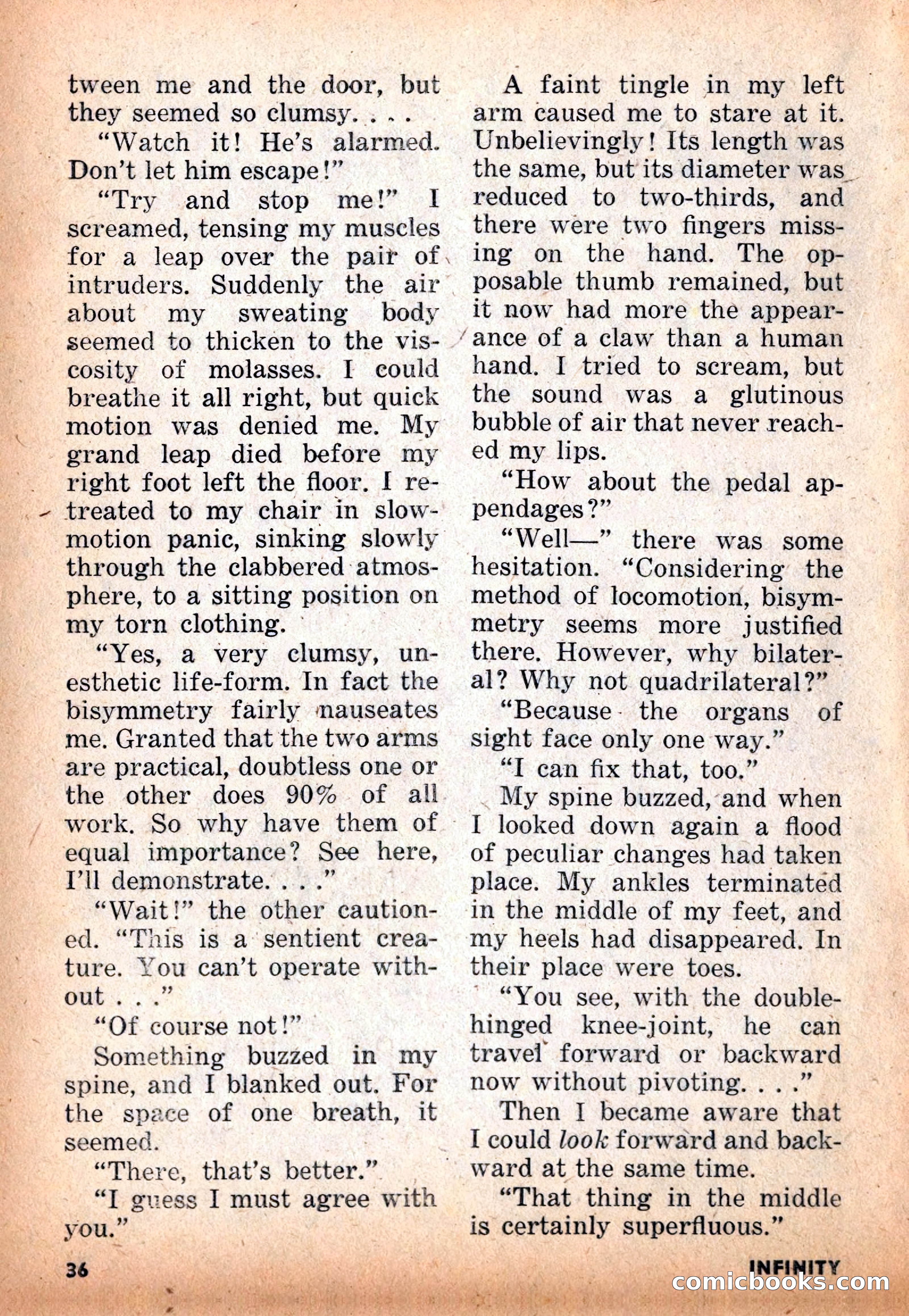 Infinity Science Fiction, November 1955 — page 36 of 132
