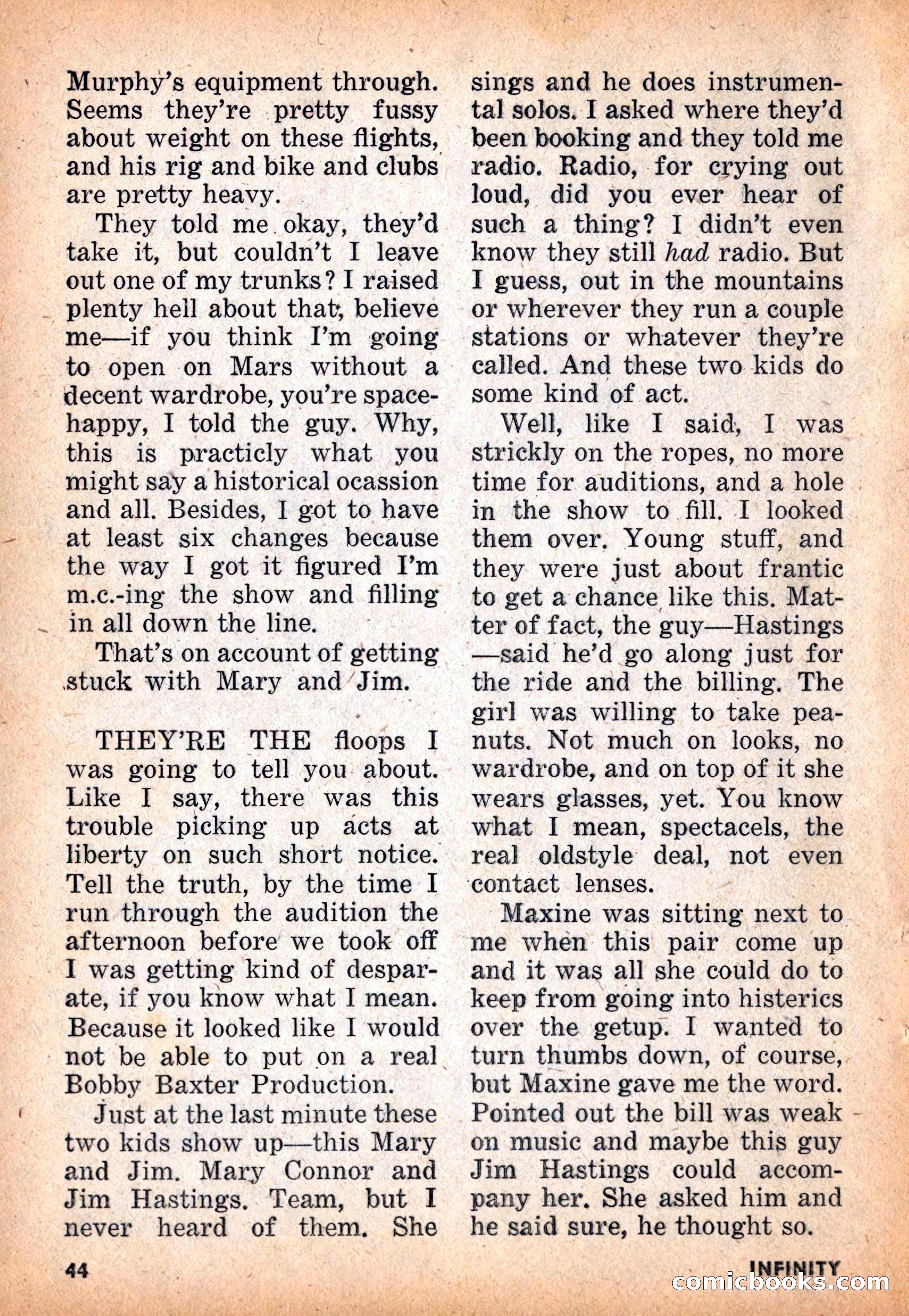 Infinity Science Fiction, November 1955 — page 44 of 132