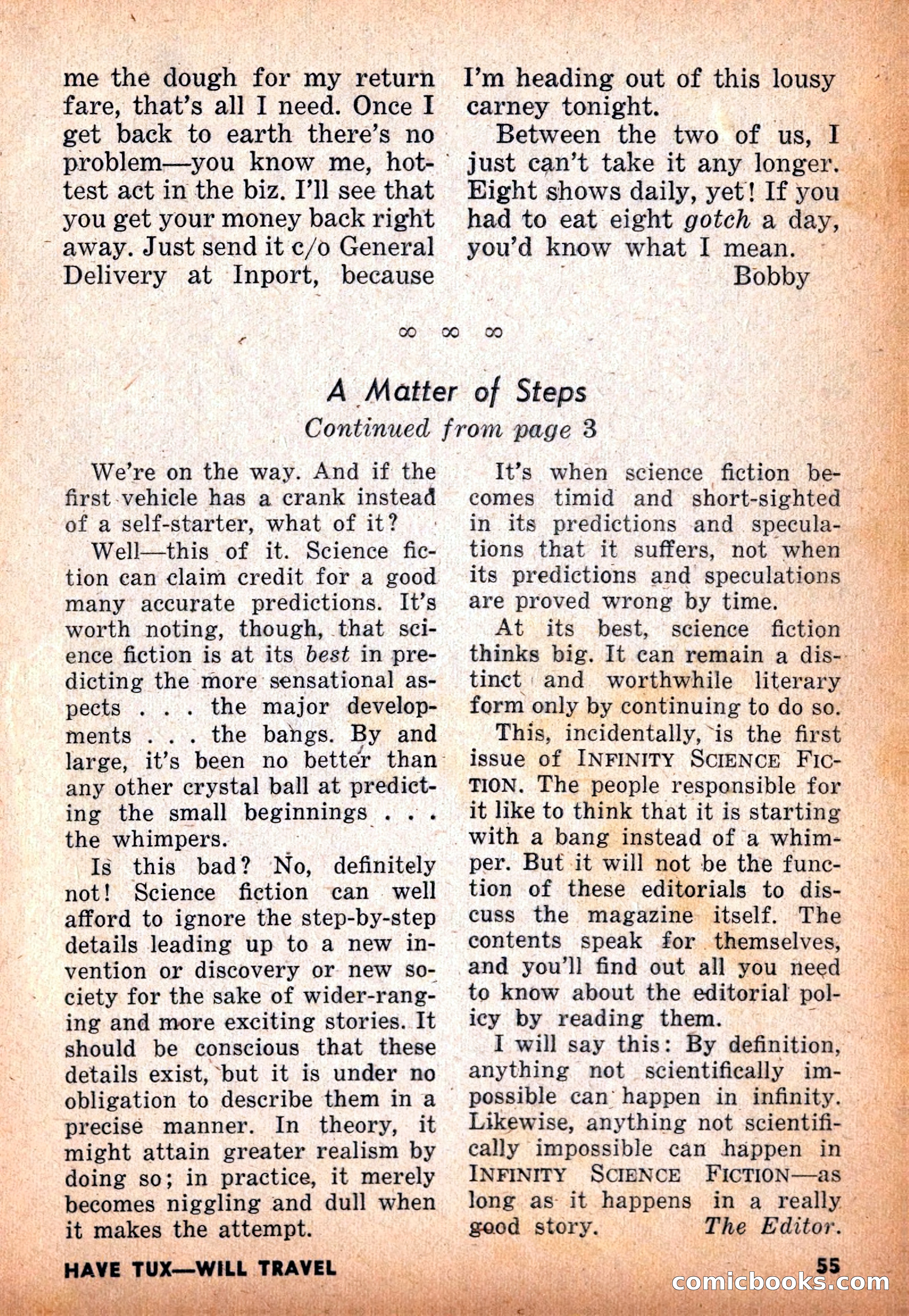 Infinity Science Fiction, November 1955 — page 55 of 132
