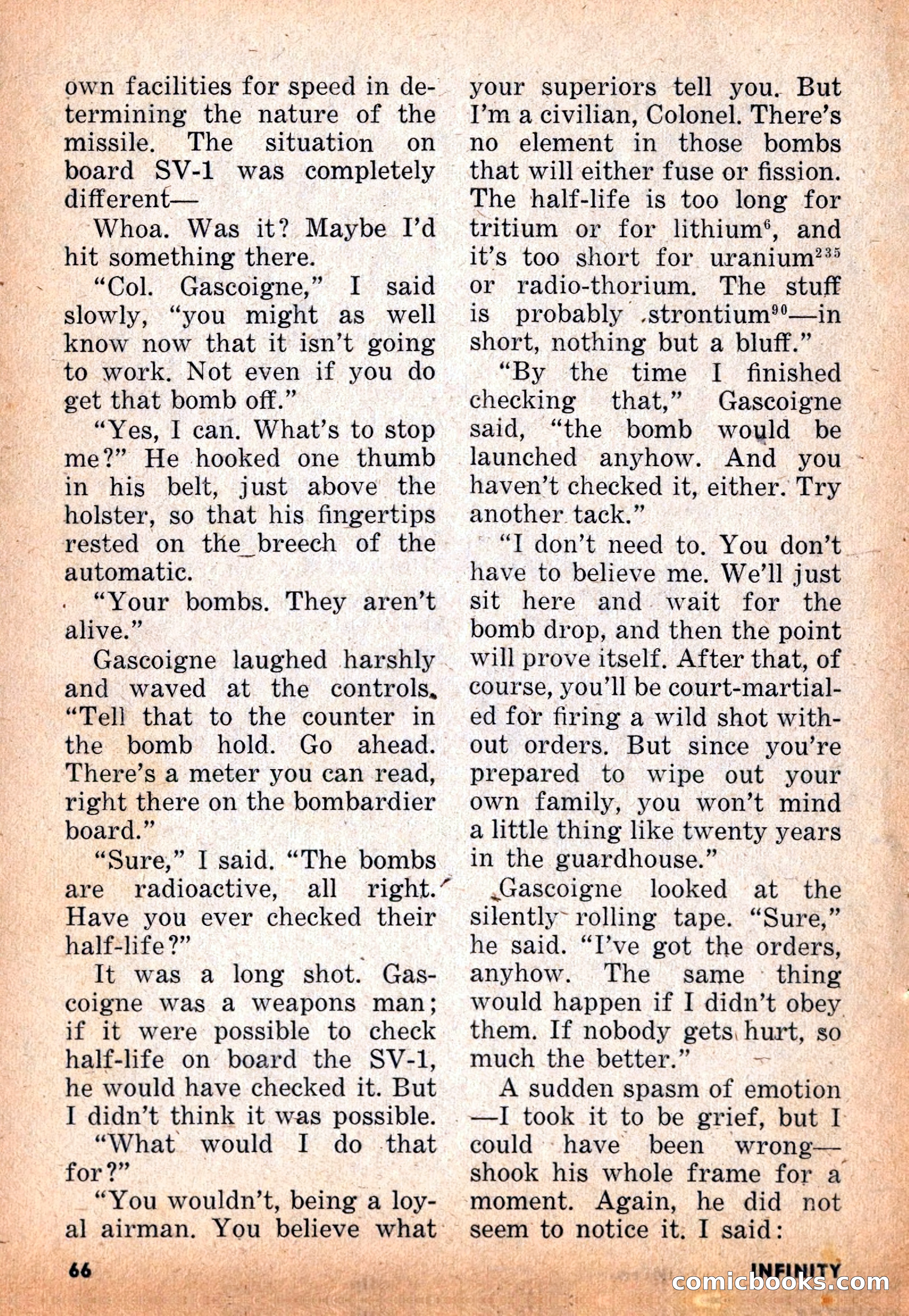 Infinity Science Fiction, November 1955 — page 66 of 132
