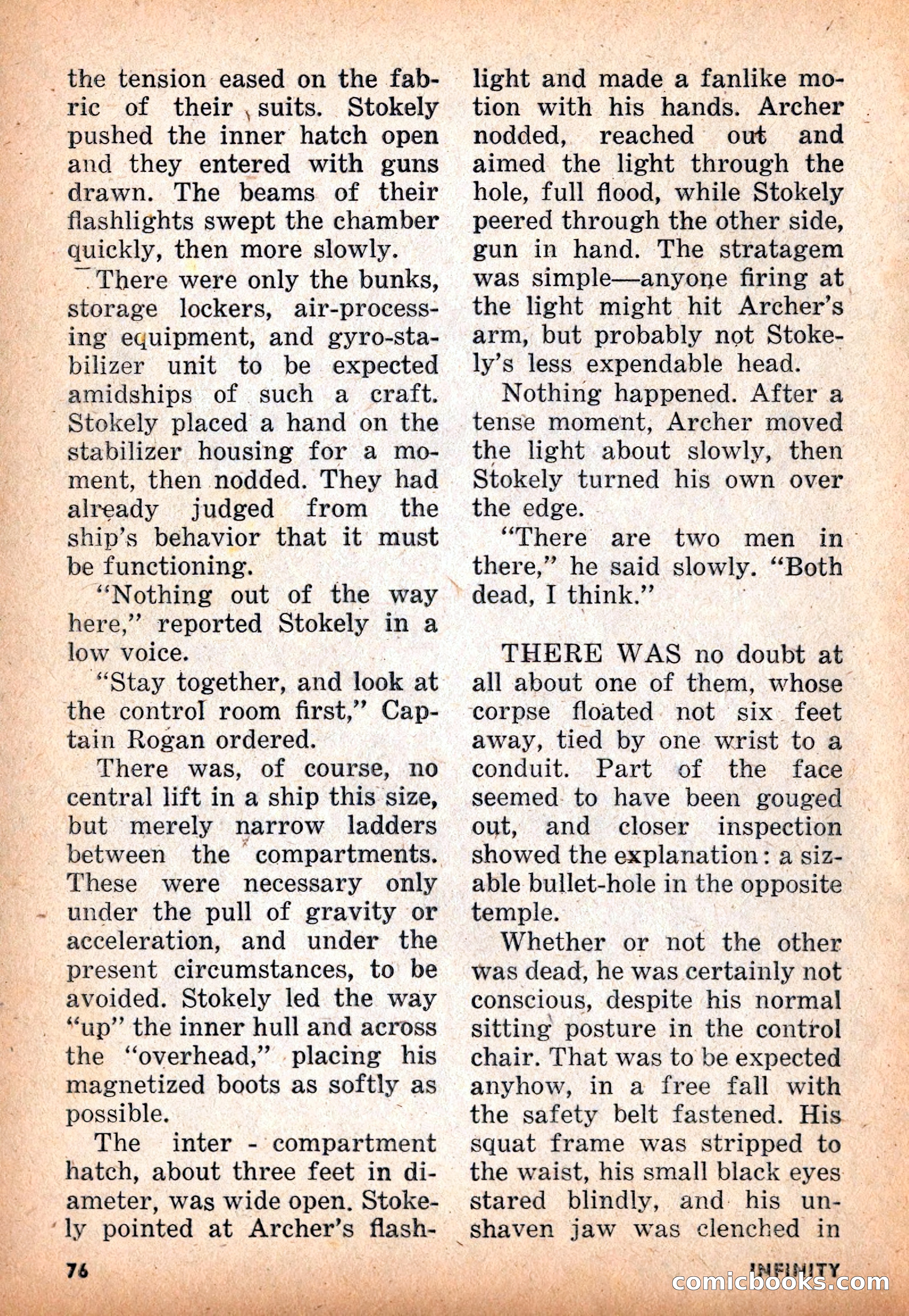 Infinity Science Fiction, November 1955 — page 76 of 132