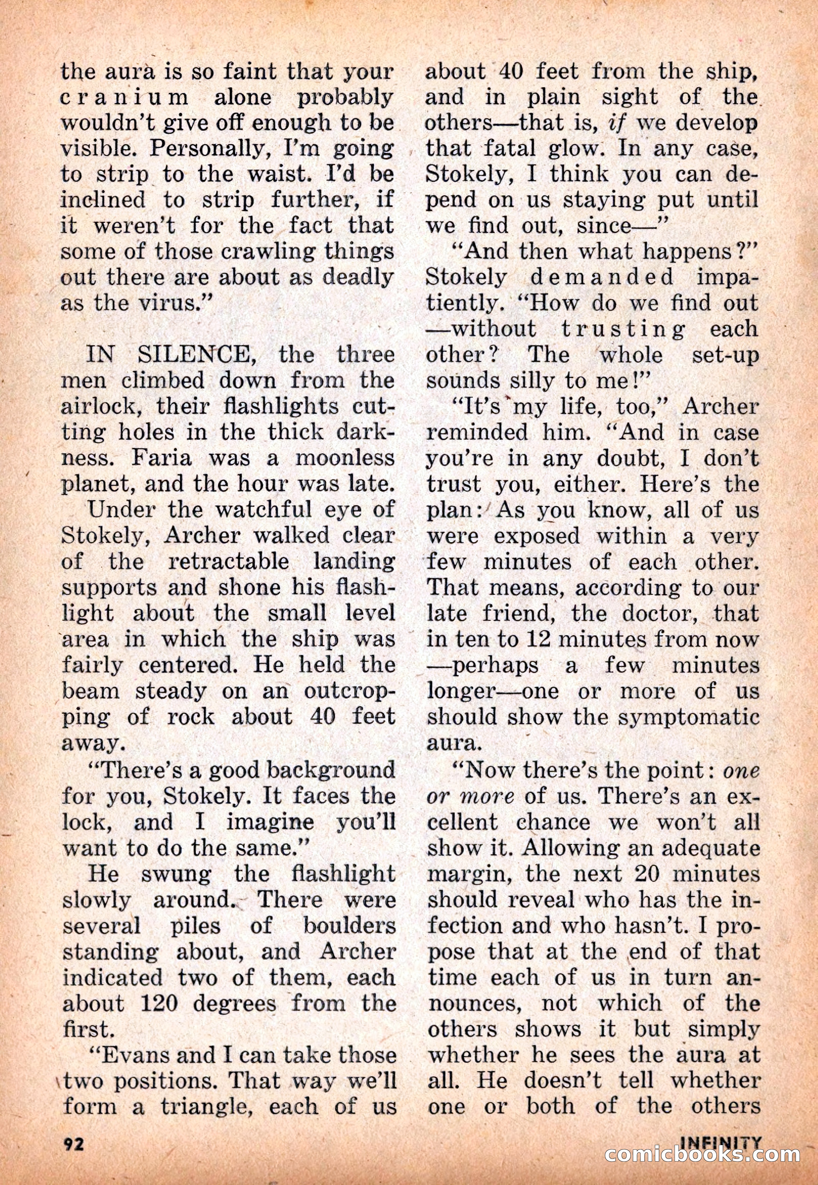 Infinity Science Fiction, November 1955 — page 92 of 132