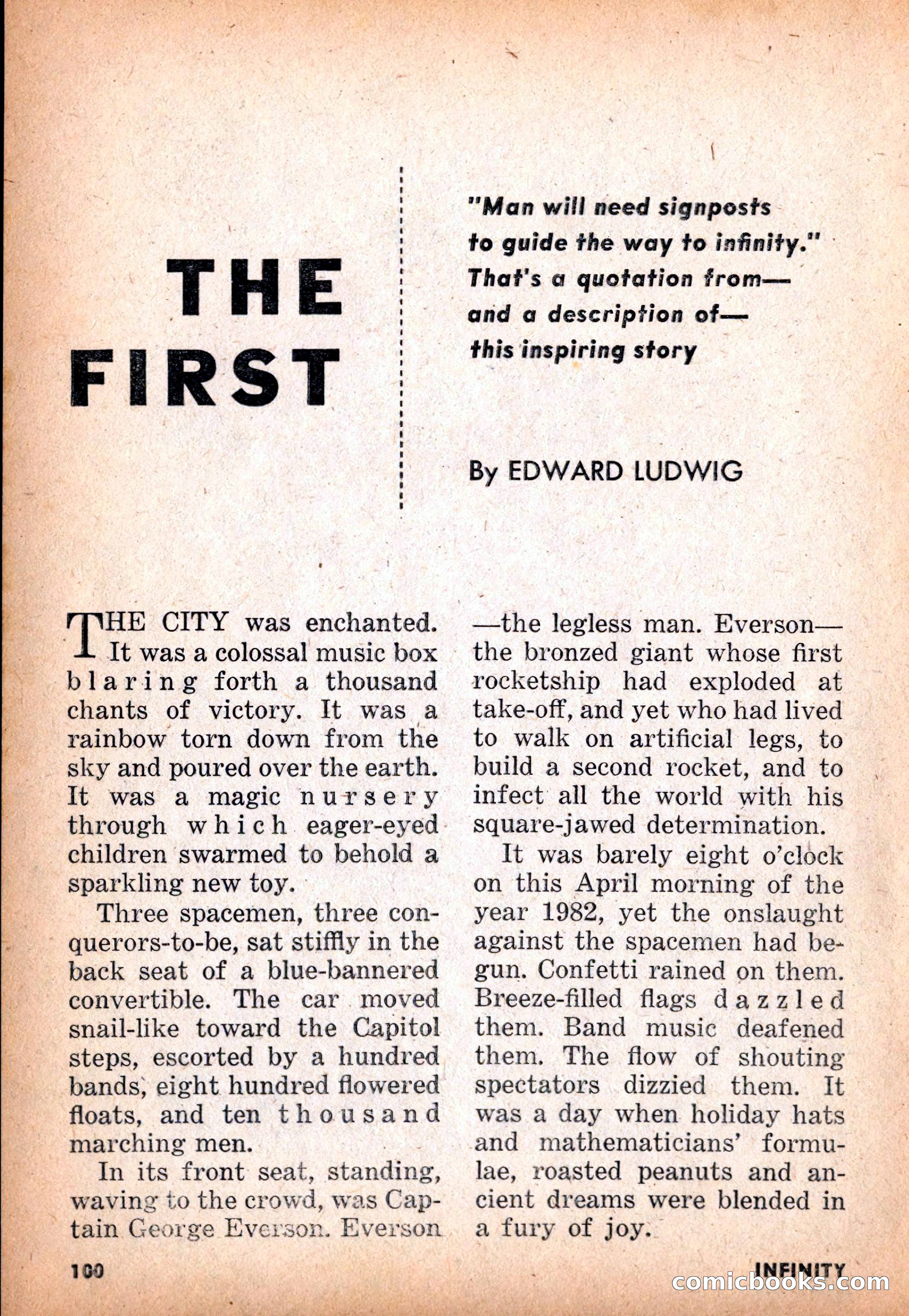 Infinity Science Fiction, November 1955 — page 100 of 132