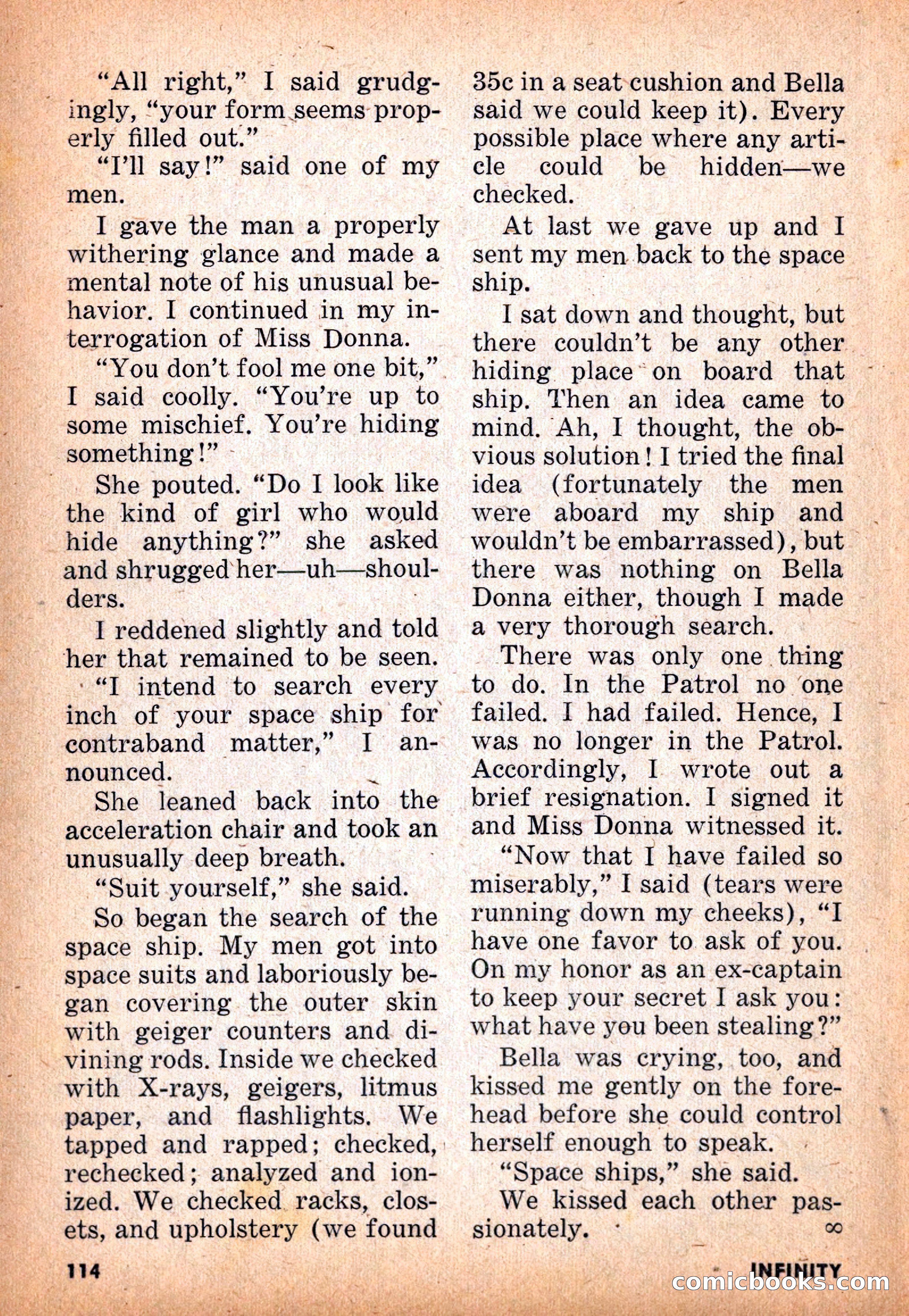 Infinity Science Fiction, November 1955 — page 114 of 132