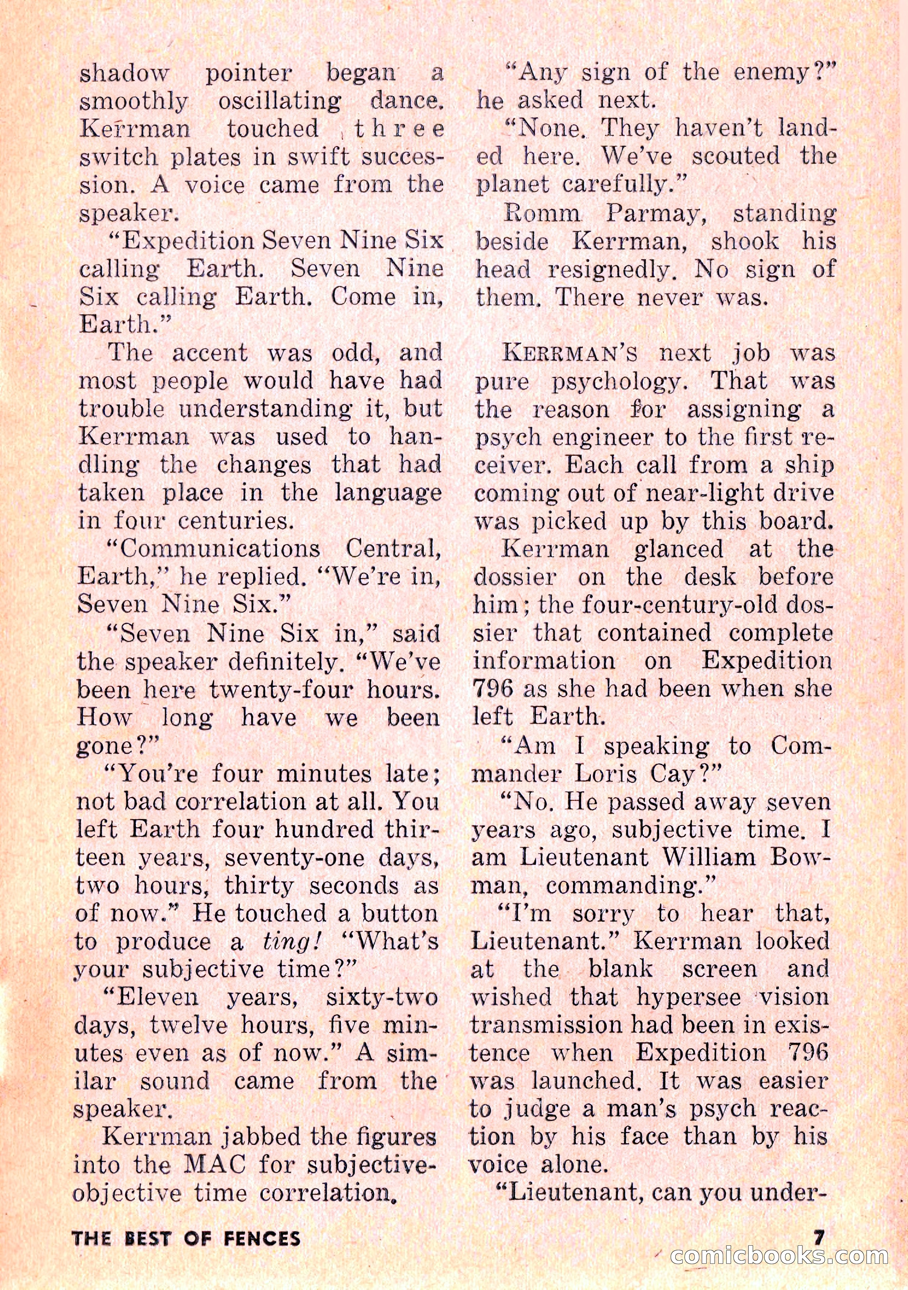 Infinity Science Fiction, February 1956 — page 7 of 132