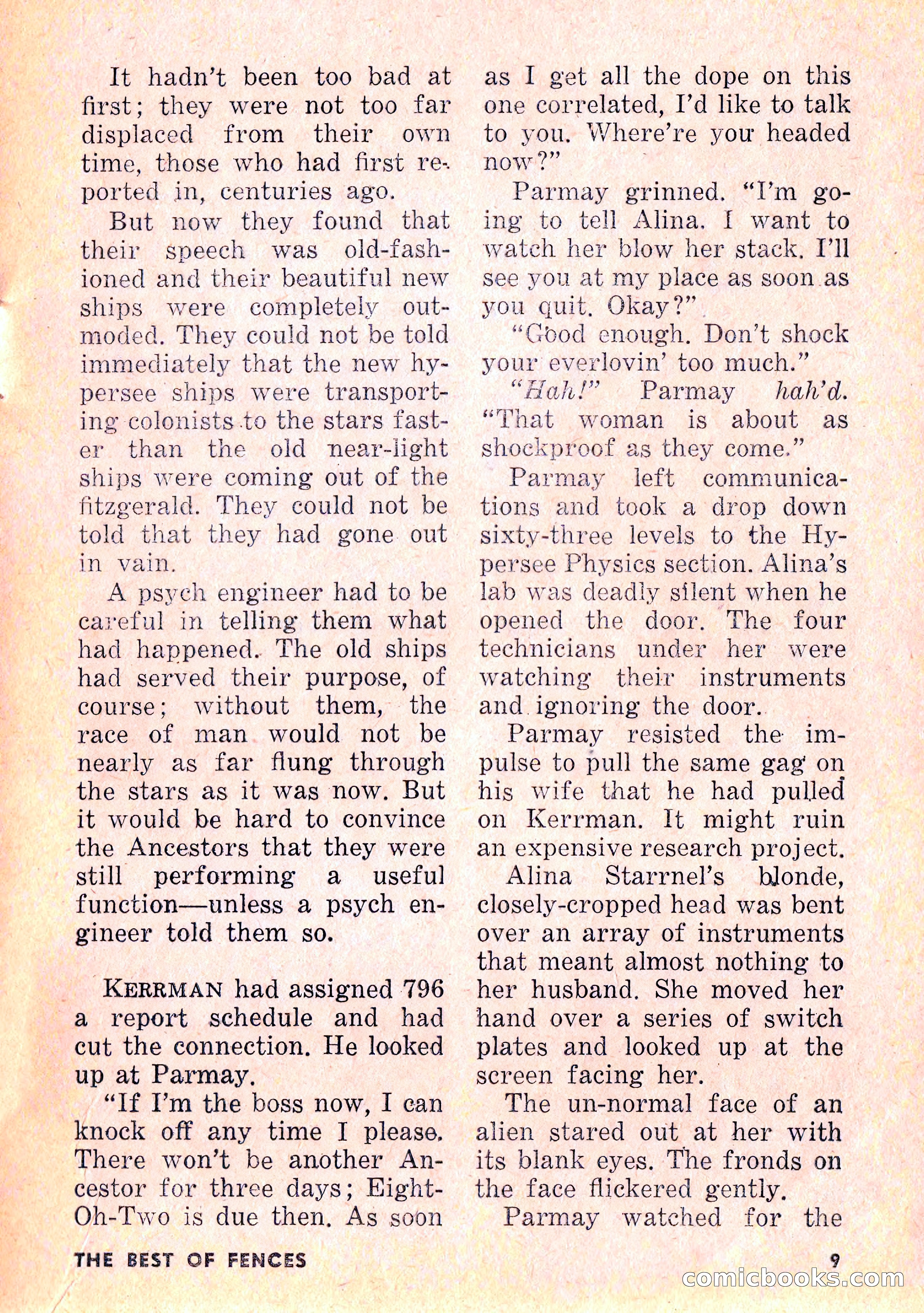 Infinity Science Fiction, February 1956 — page 9 of 132
