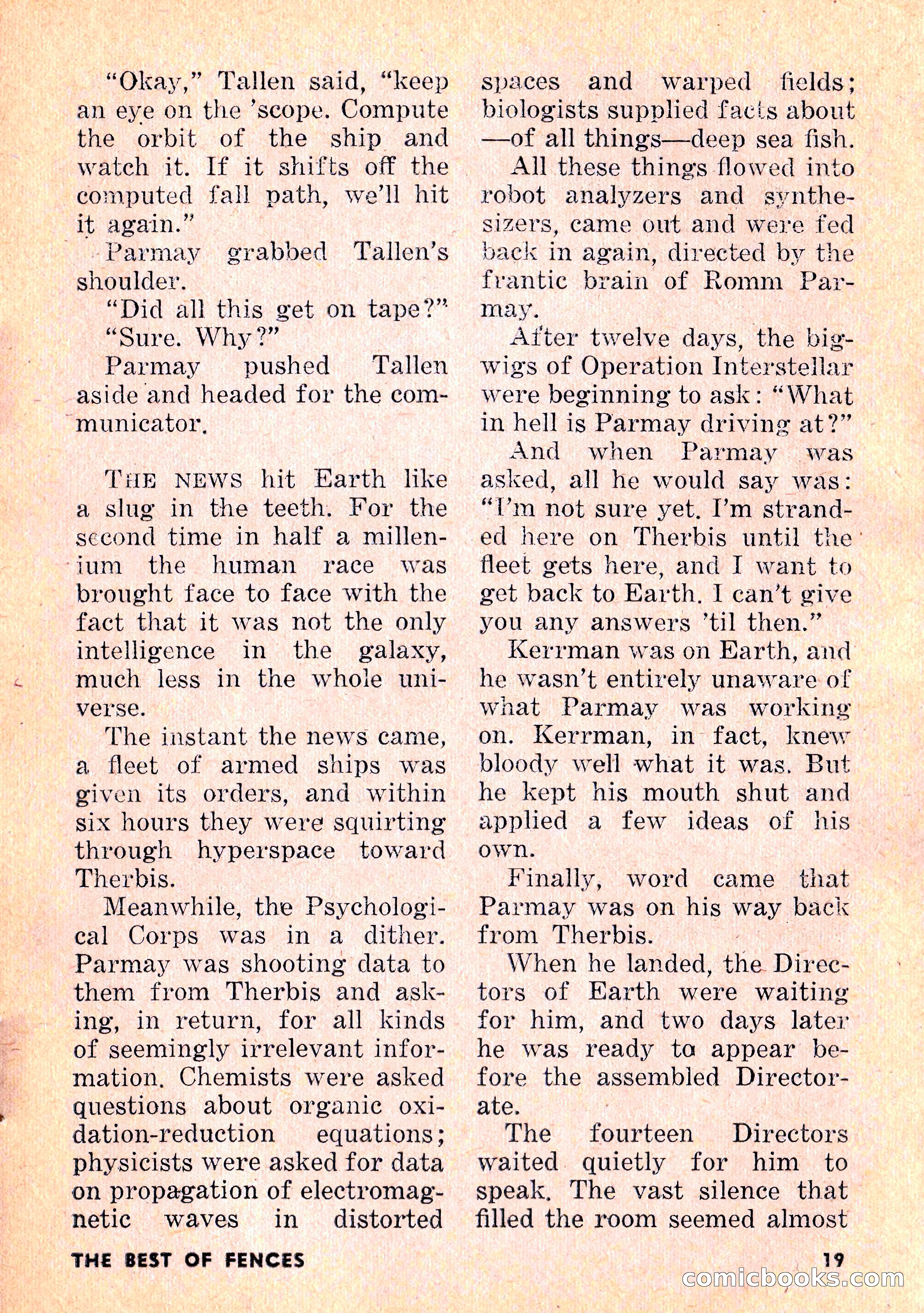 Infinity Science Fiction, February 1956 — page 19 of 132