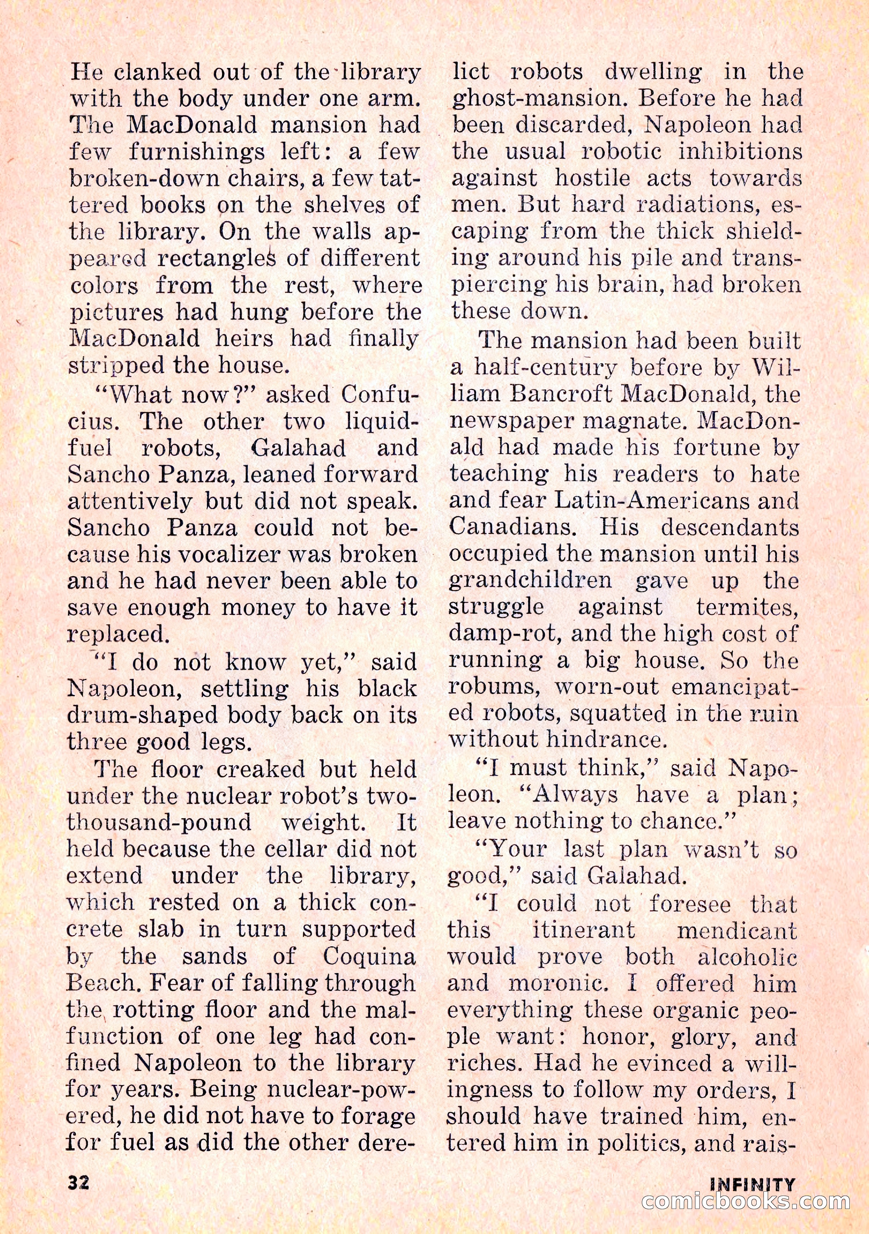 Infinity Science Fiction, February 1956 — page 32 of 132