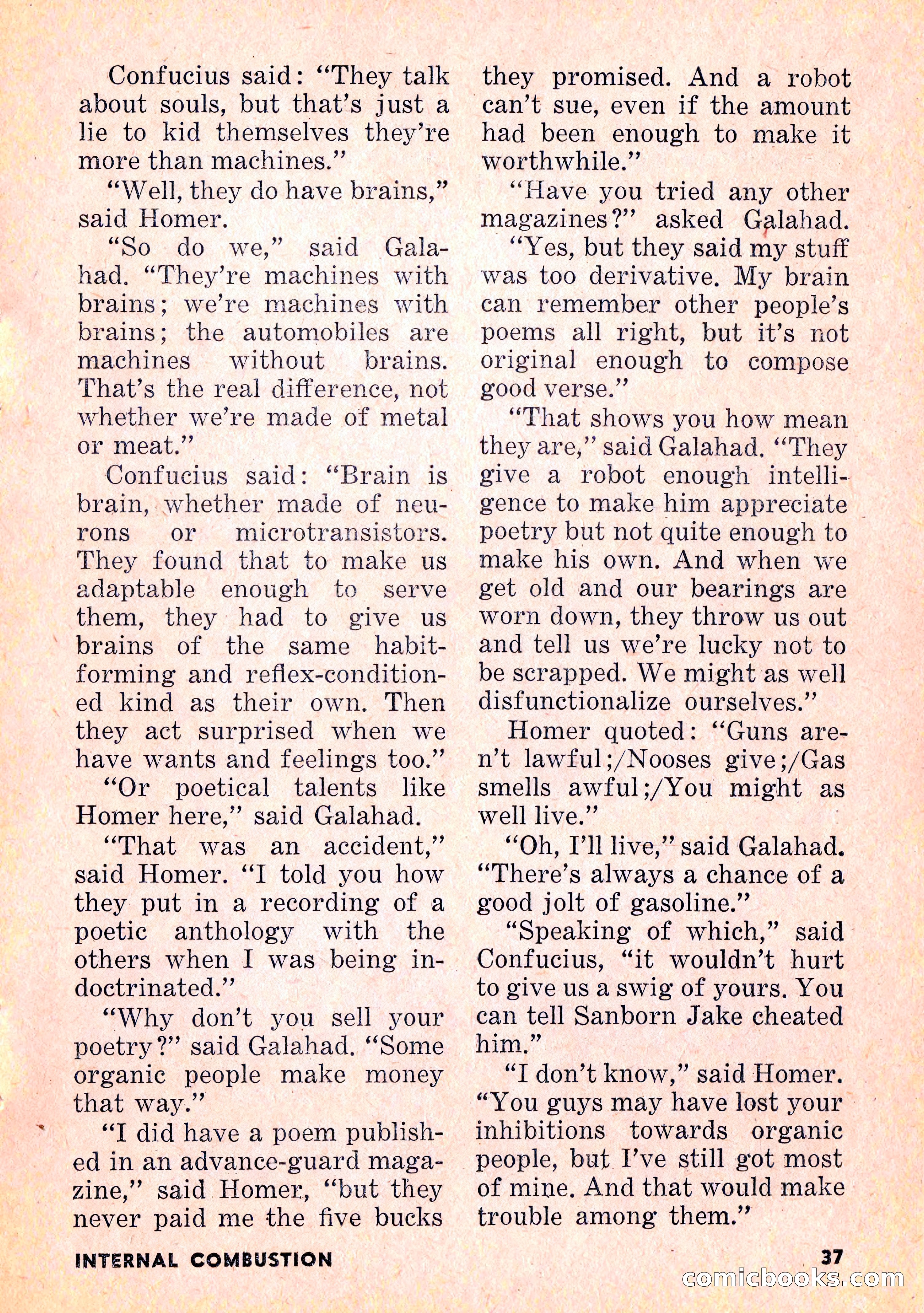 Infinity Science Fiction, February 1956 — page 37 of 132