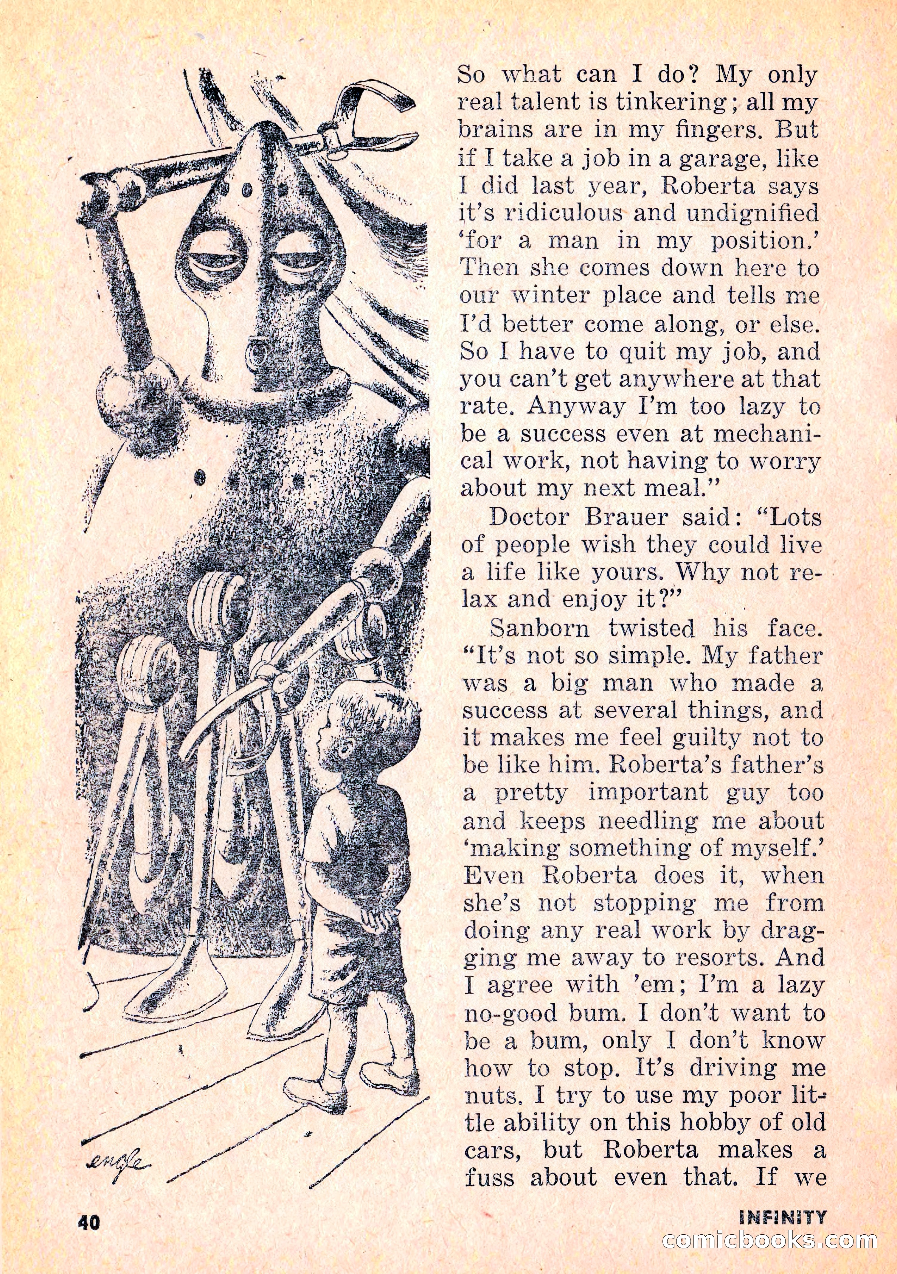 Infinity Science Fiction, February 1956 — page 40 of 132